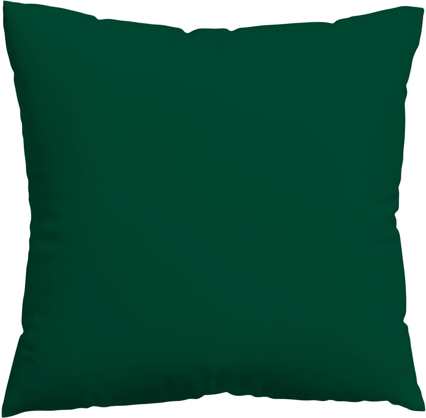 Schlafgut Premium Kissenbezug Knitted Jersey Grün Deep 40x40cm