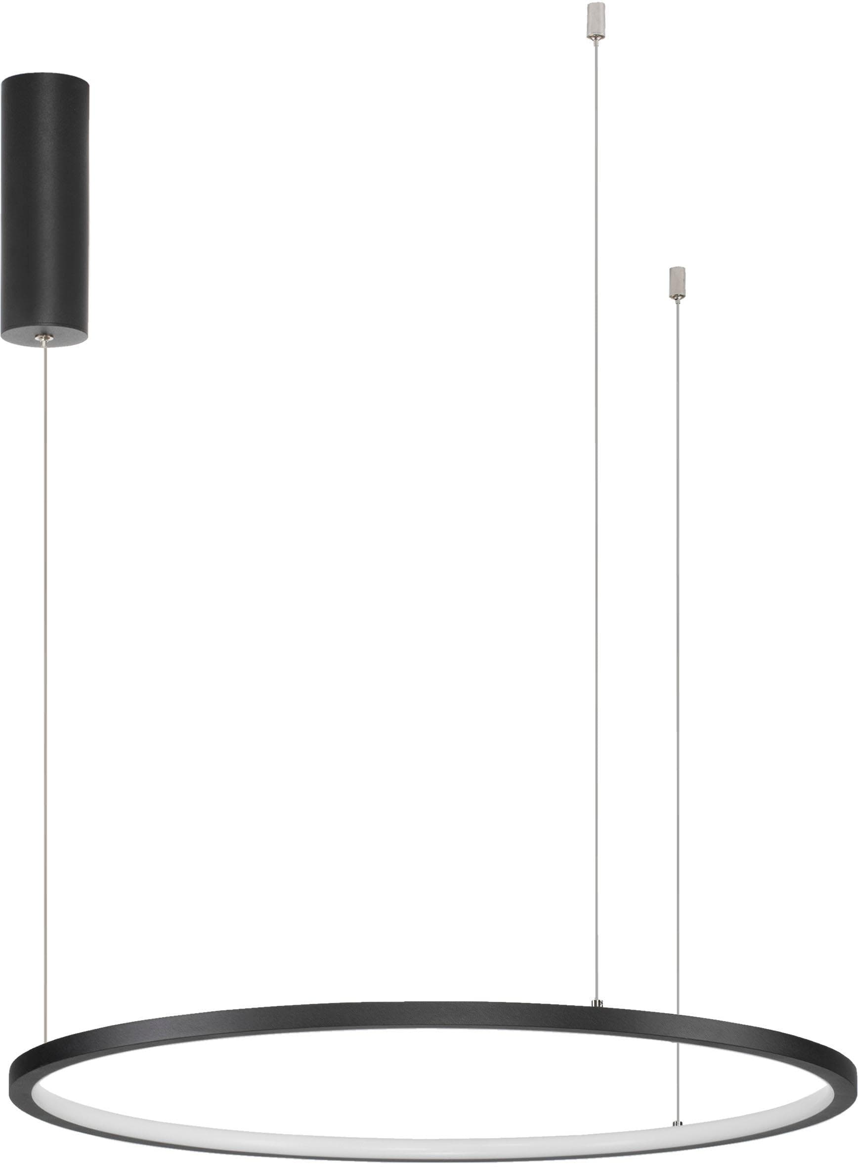 NOVA LUCE LED-Hängeleuchte TARQUIN Schwarz Dimmbar