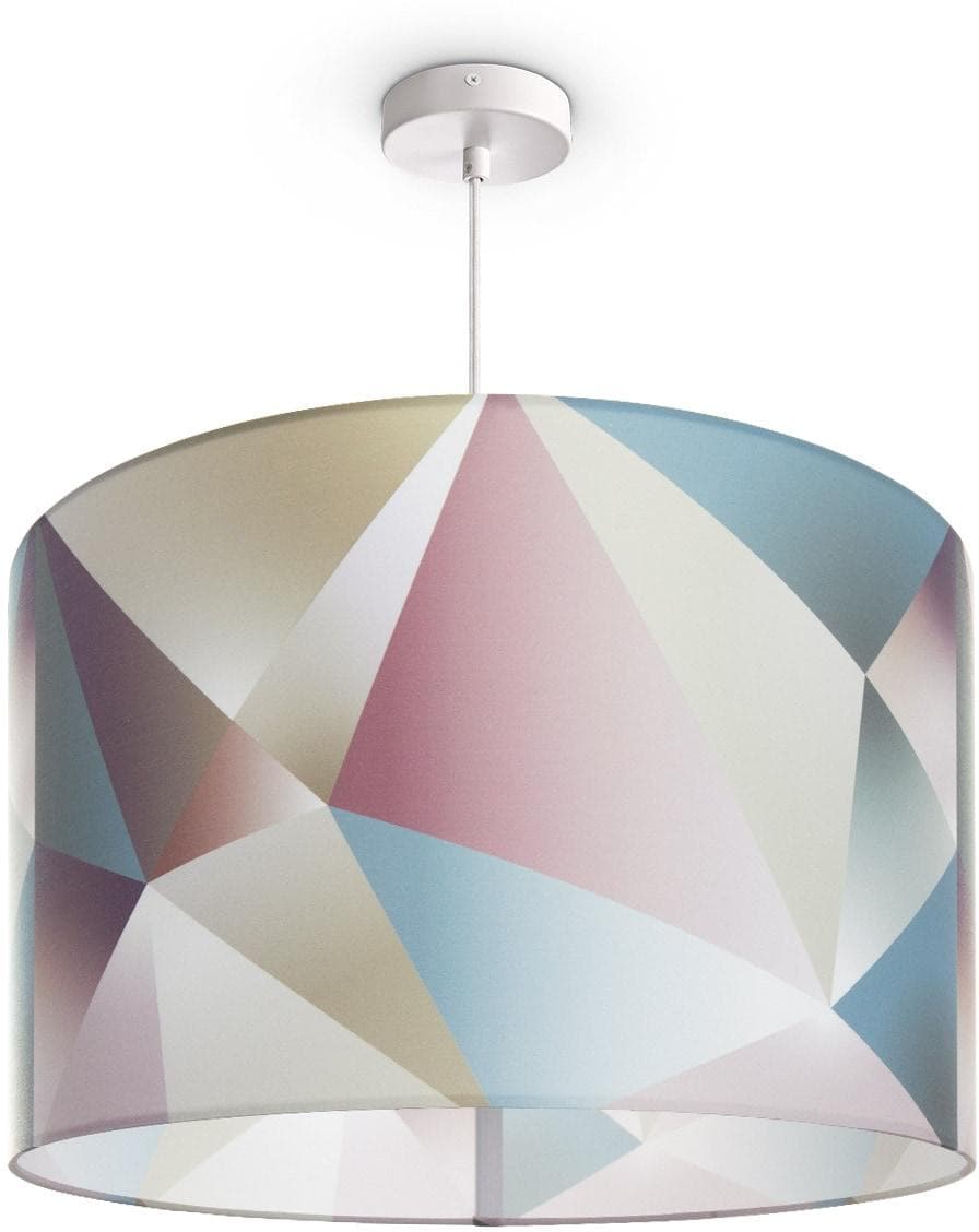 PACO HOME Pendelleuchte Kosy 309 Weiß LED Wohnzimmer