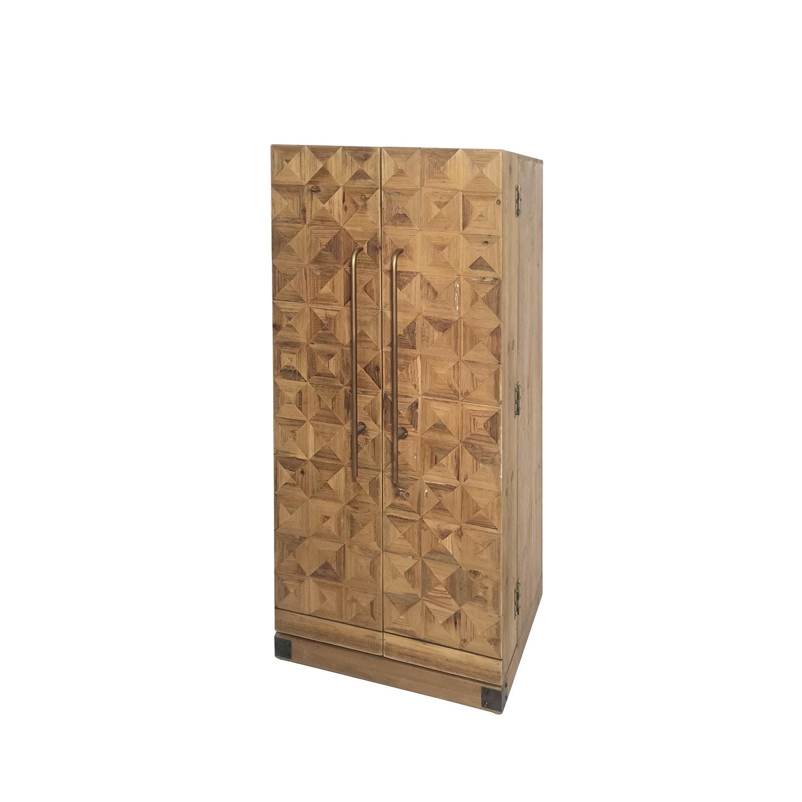 HTI-Living Barschrank Imelda 107 cm Hausbar Weinregal Vintage Braun