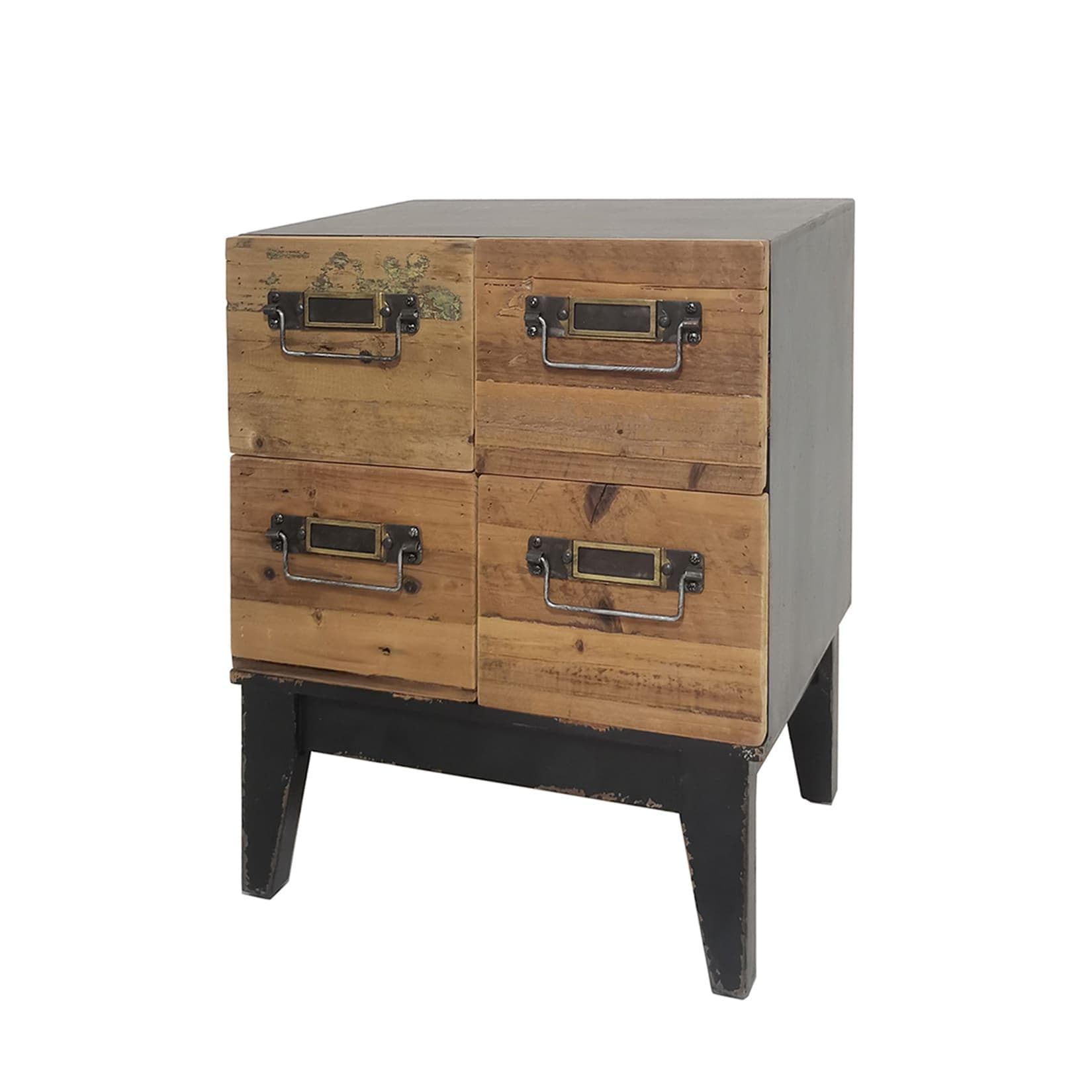 HTI-Living Kommode Imelda 4 Schubladen Industrial Braun