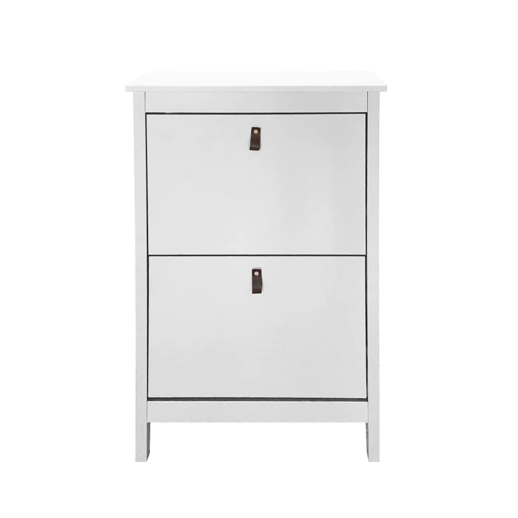 HTI-Living Schuhschrank Hayet Weiß 2 Fächer