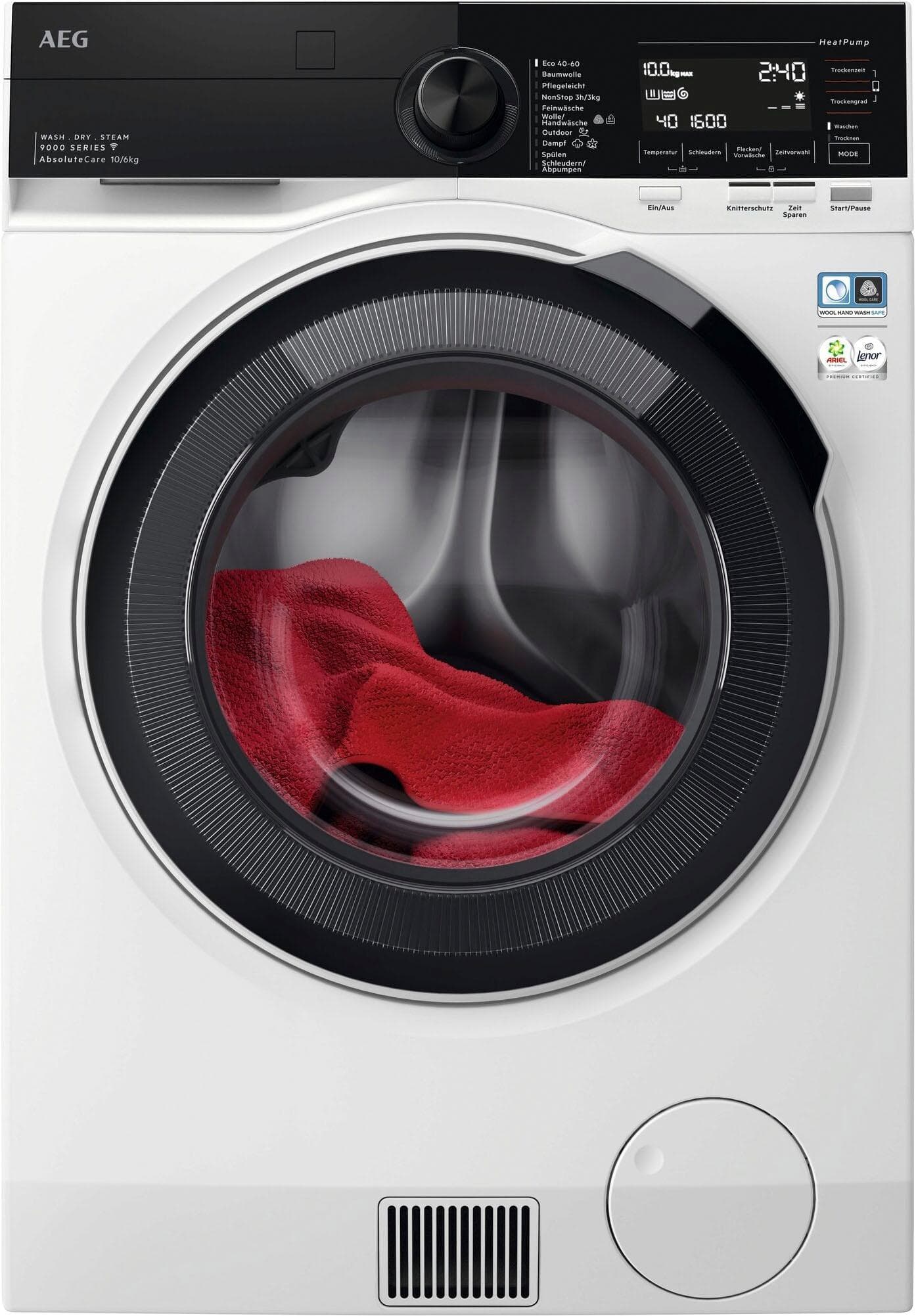AEG Waschtrockner LWR9W81600 Wärmepumpe Weiß