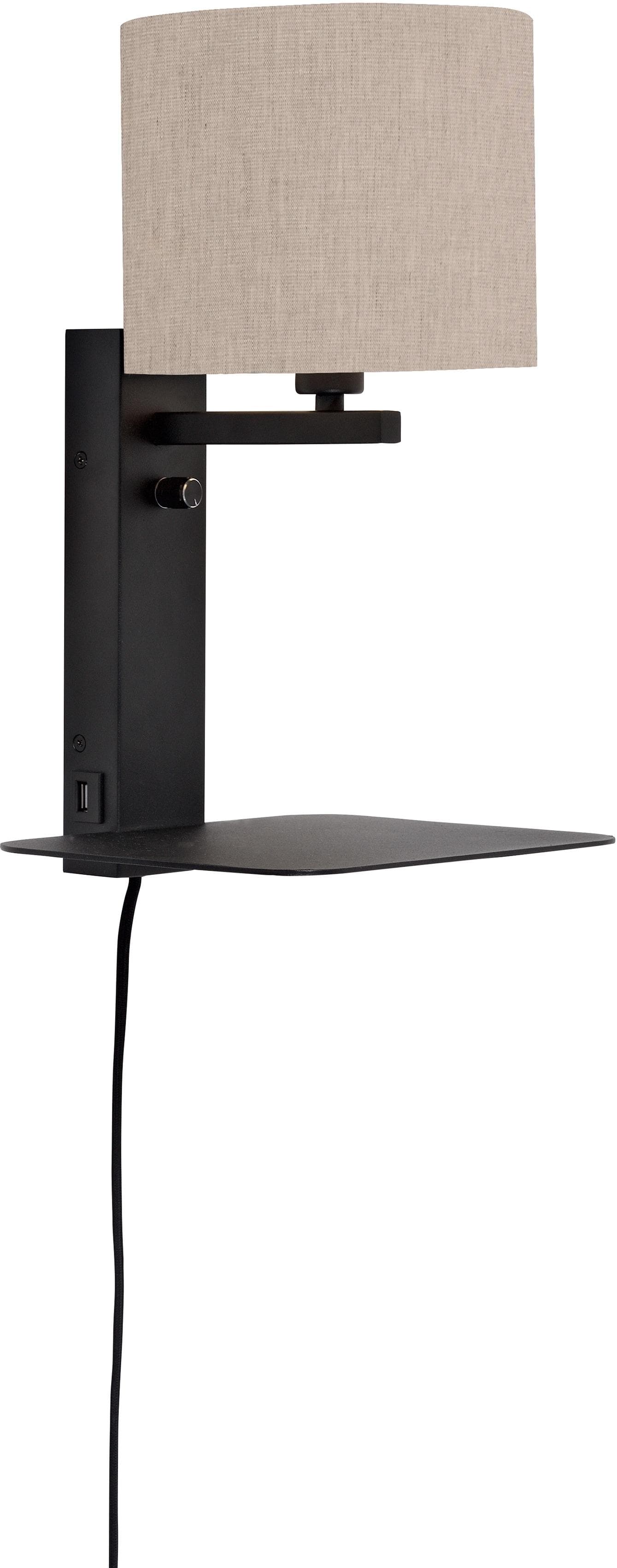 IT'S ABOUT ROMI Wandleuchte Florence Beige mit Dimmer und USB