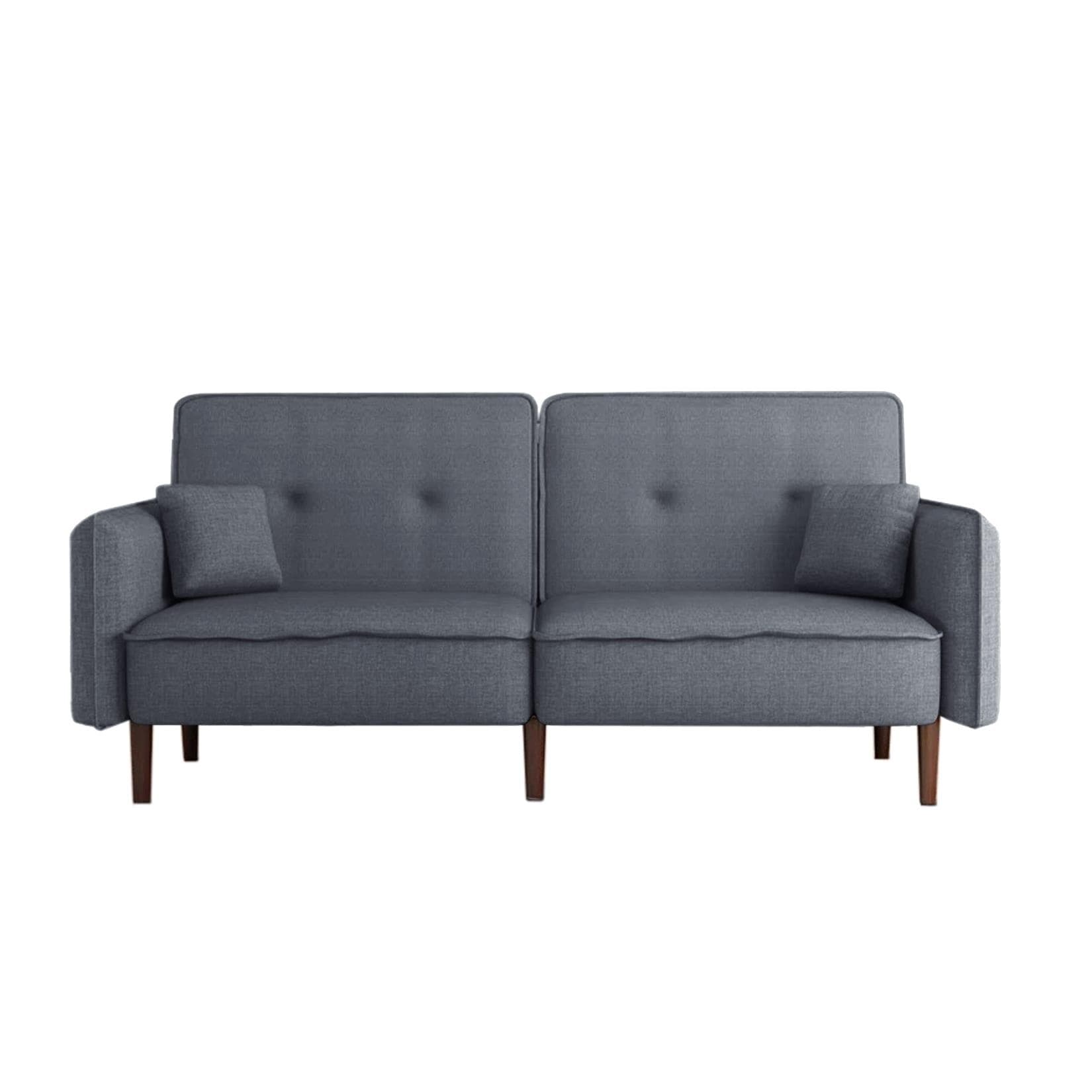 HTI-Living Schlafsofa Amrei Grau Funktionscouch mit Klick-Klack-Funktion