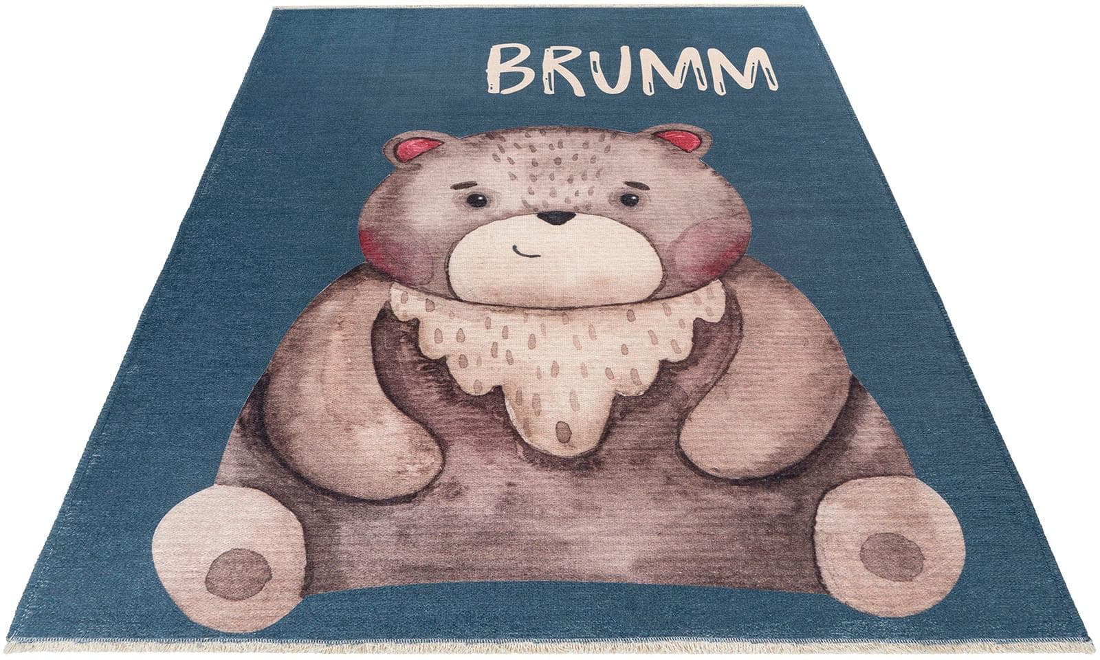 Obsession Kinderteppich My Greta Bär Bunt Kurzflor
