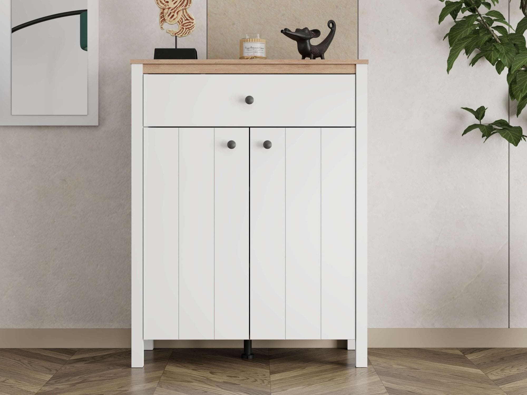 Home Affaire Schuhschrank Bedford Weiß 85,5 cm