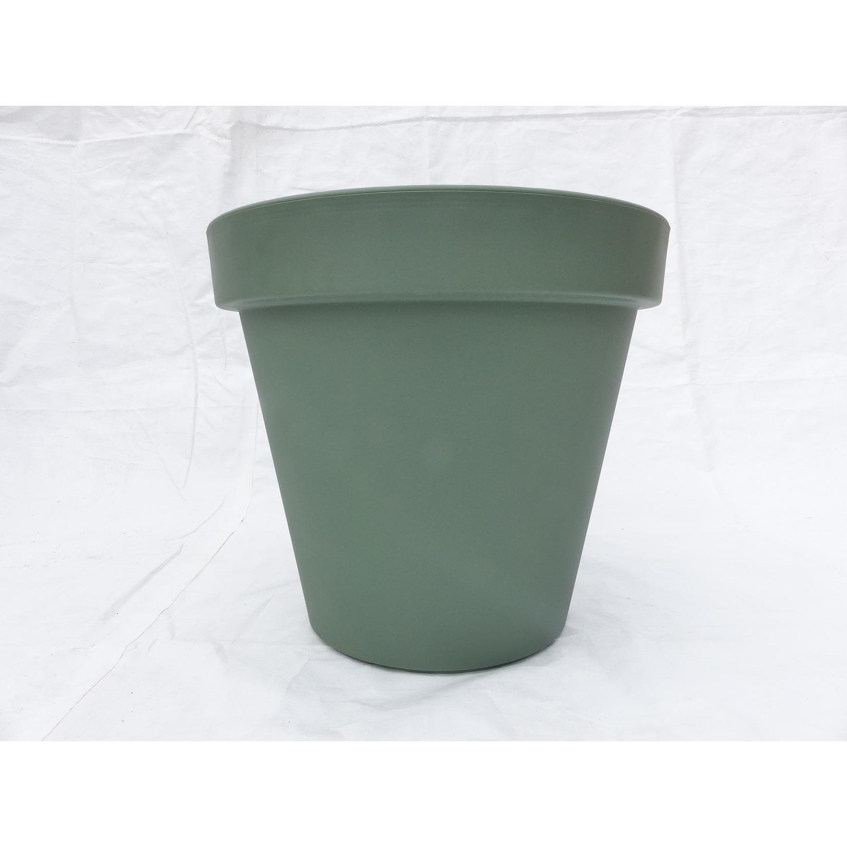 E&K Pflanzkübel Olivgrün Rund 60 cm Outdoor Indoor