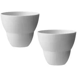 Vipp 202 Kaffeetassen 2er Set Weiß Minimalistisches Design