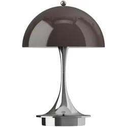 Louis Poulsen Panthella 160 Portable Original LED-Terrassenlampe Opal-Braun
