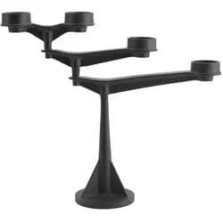 Tom Dixon Kerzenständer Spin Mini Candelabra Schwarz