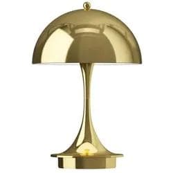 Louis Poulsen Panthella Portable 160 V3 Messingfarben LED-Akku-Tischleuchte