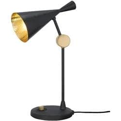 Tom Dixon Tischleuchte Beat Black Messing Schwarz