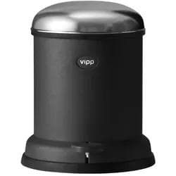 Vipp 13 Treteimer 4 Liter Schwarz mit Pedal
