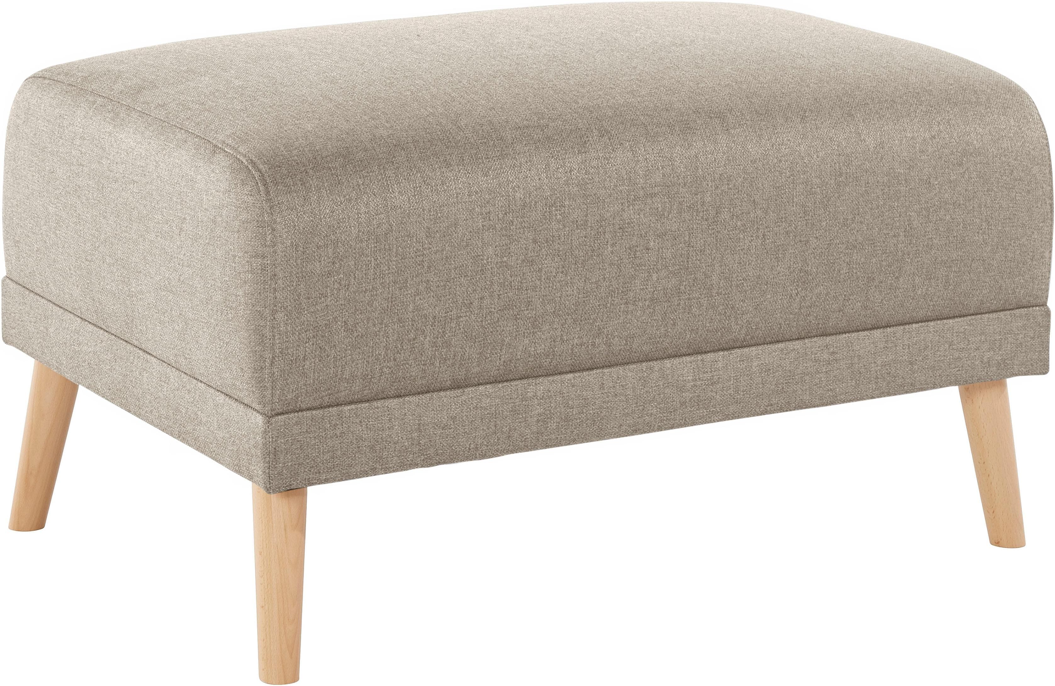 Home Affaire Polsterhocker Granbo Beige Polyester
