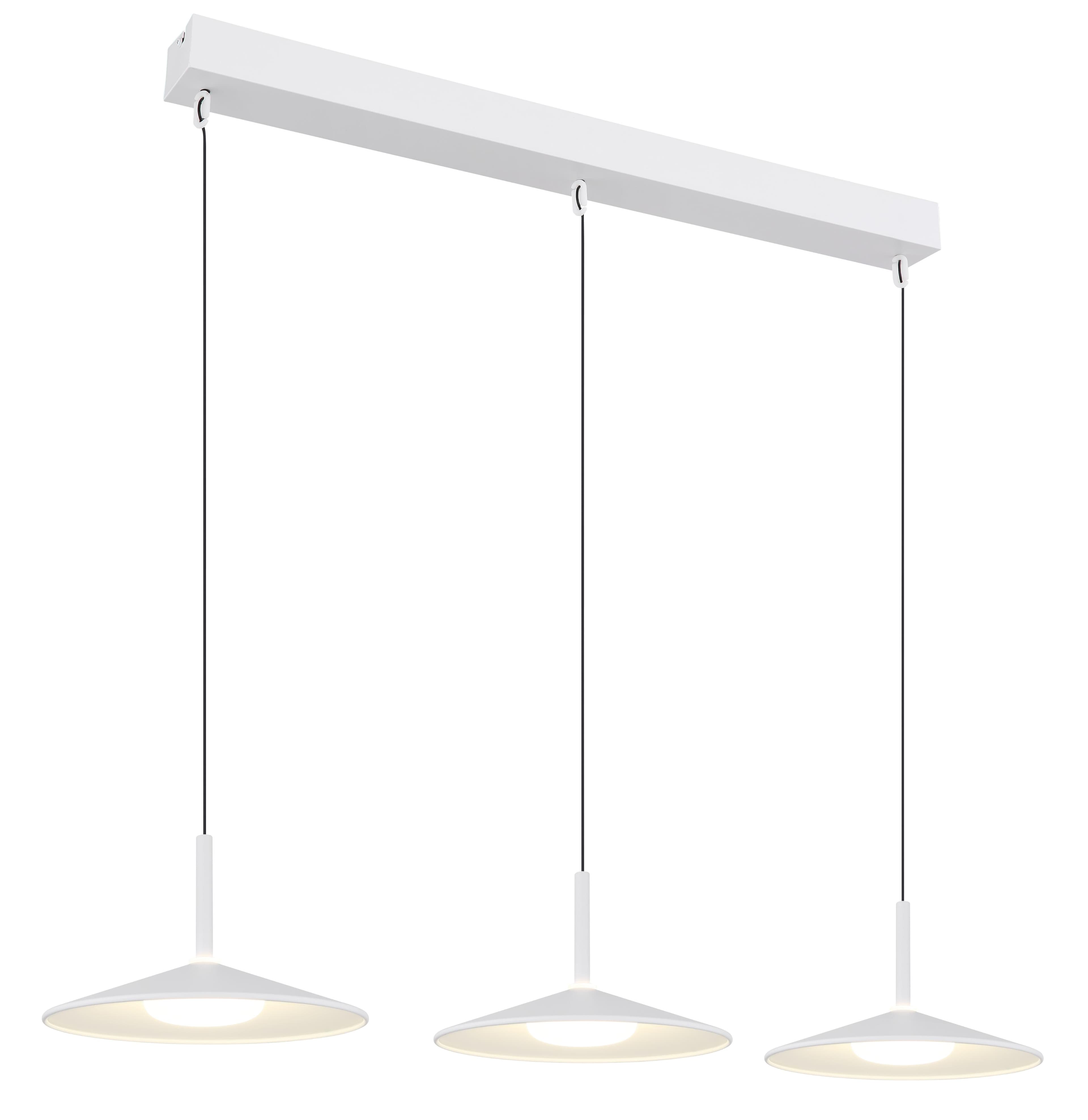 GLOBO LIGHTING Hängeleuchte LAMPONE Weiß Matt