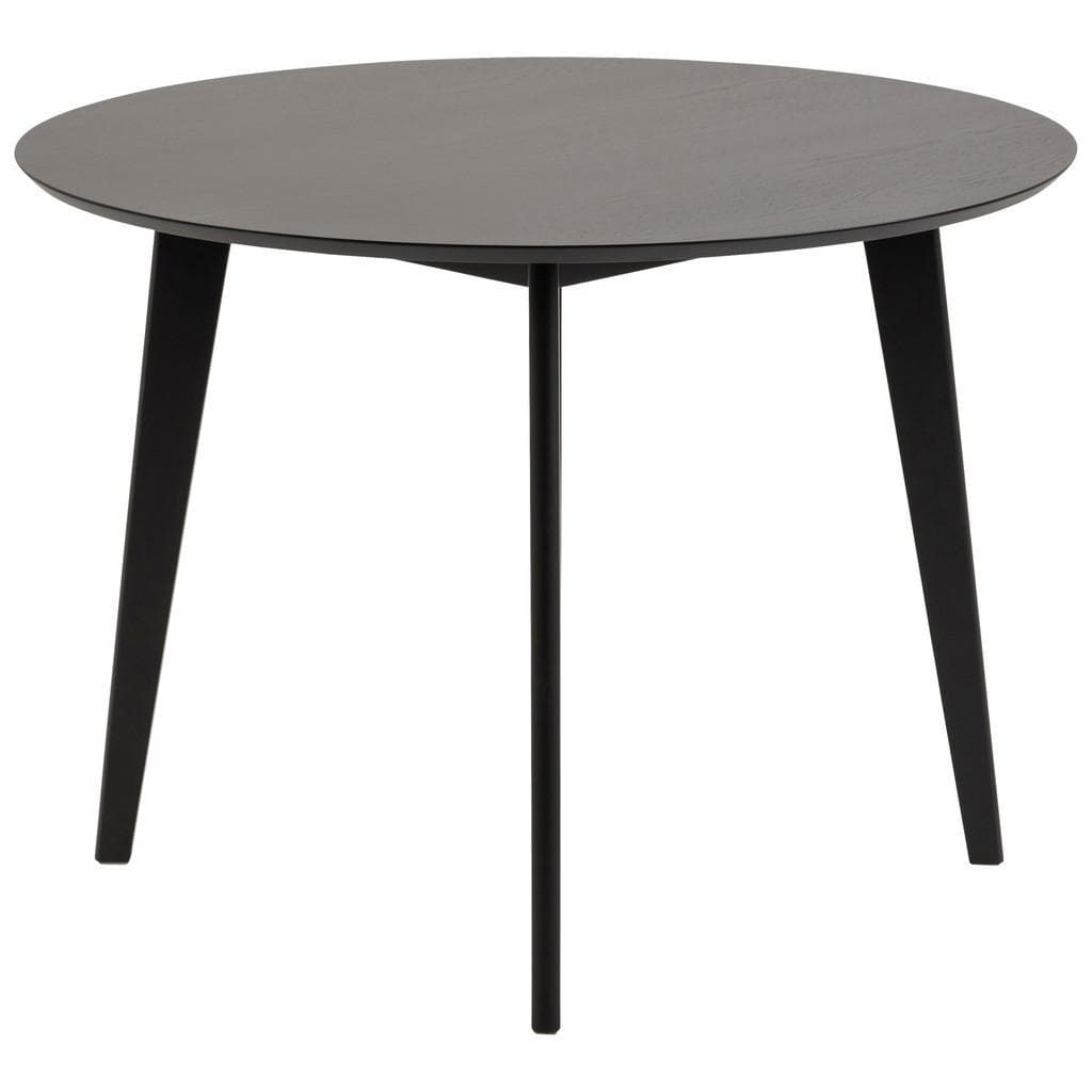 ACTONA GROUP Roxby Esstisch rund Schwarz Eiche matt schwarz