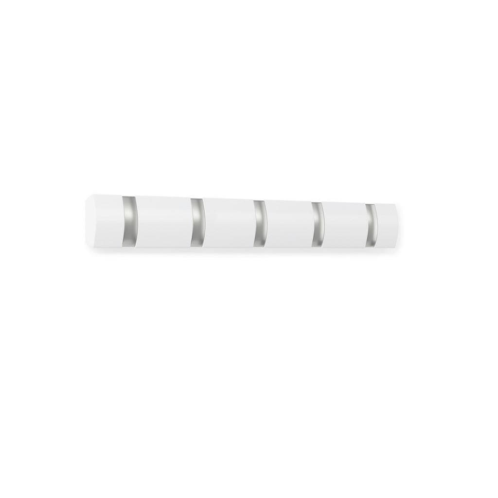 Umbra Wandgarderobe Flip 5 Haken Weiss Modern