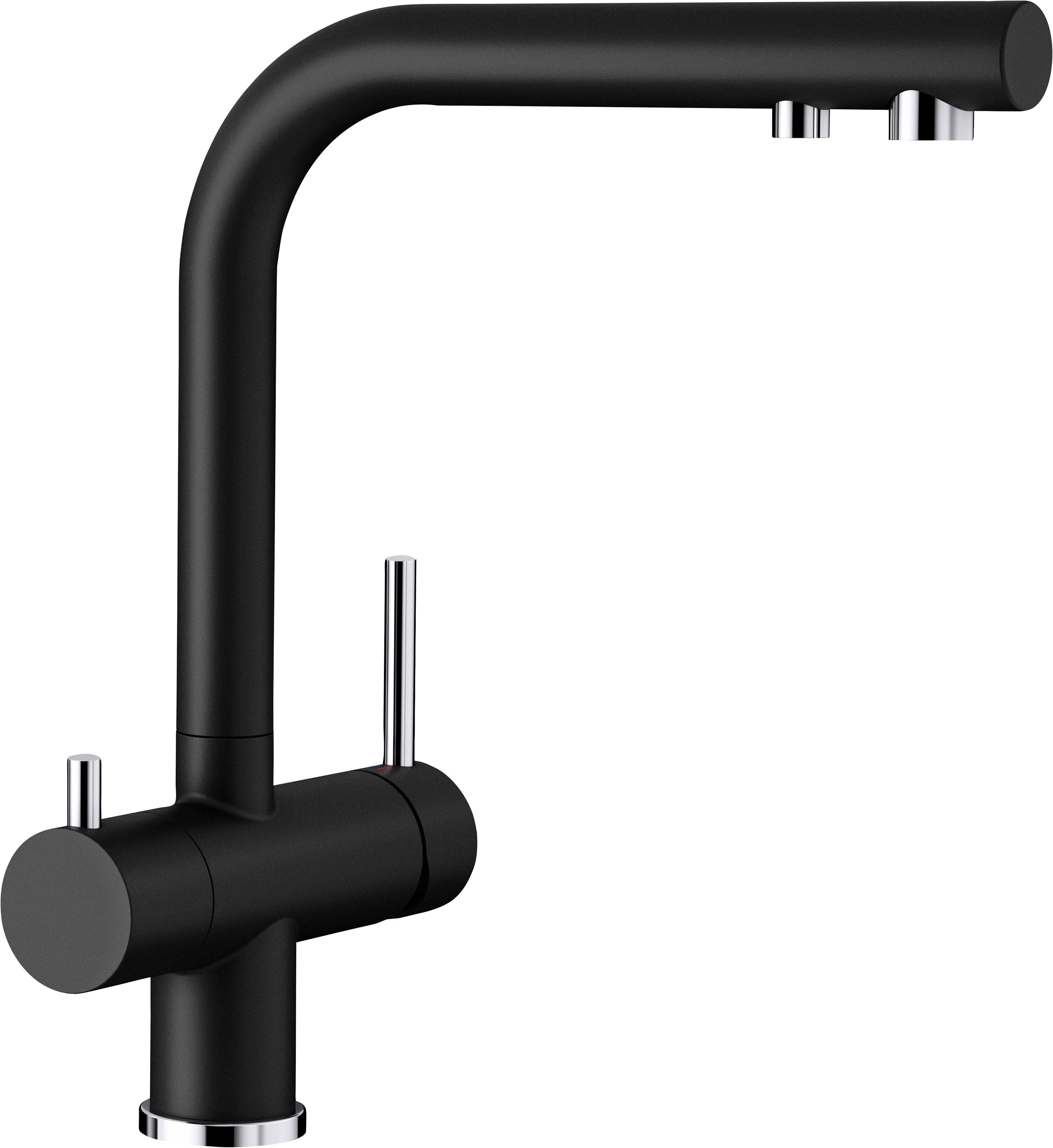 Blanco Küchenarmatur FONTAS II Schwarz 3-in-1