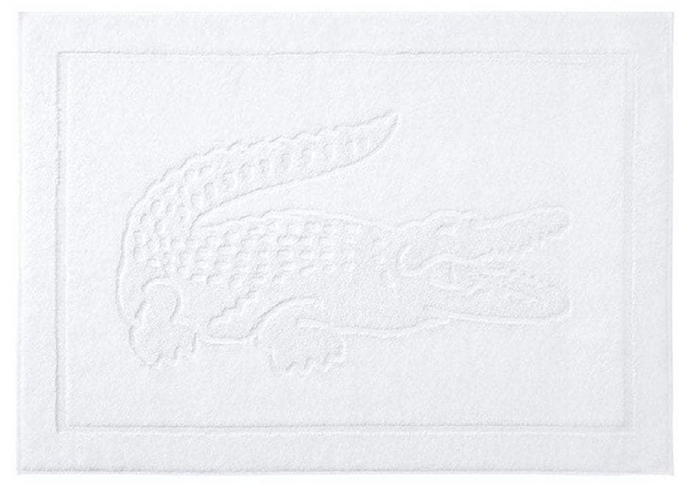 LACOSTE Badematte Blanc 55x80 cm Baumwolle