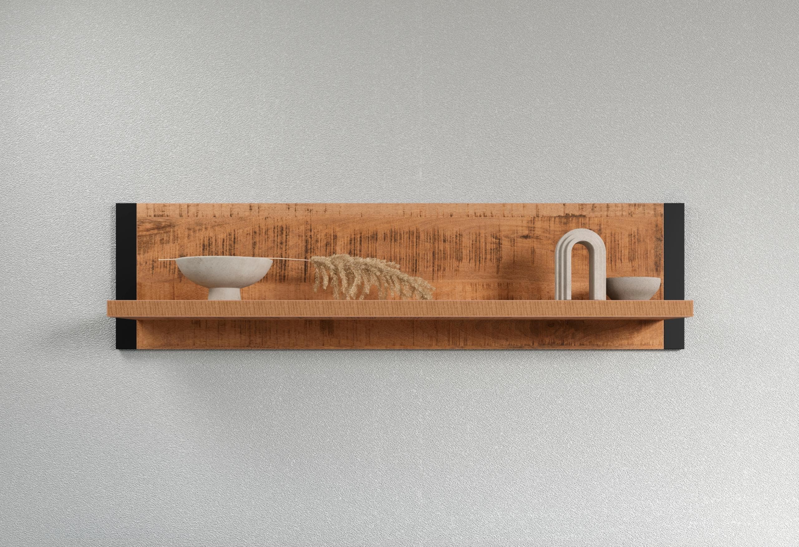 Wandregal HOME AFFAIRE Elda Mango Schwarz