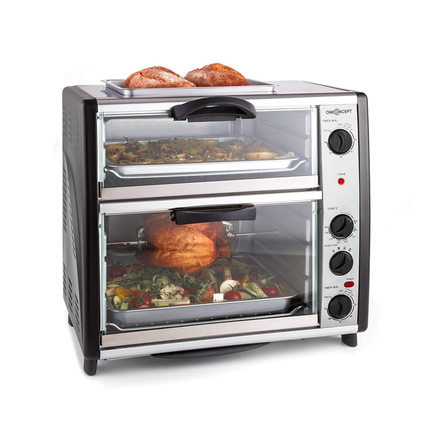 All-You-Can-Eat Doppel-Backofen Grillplatte 2350 Watt
