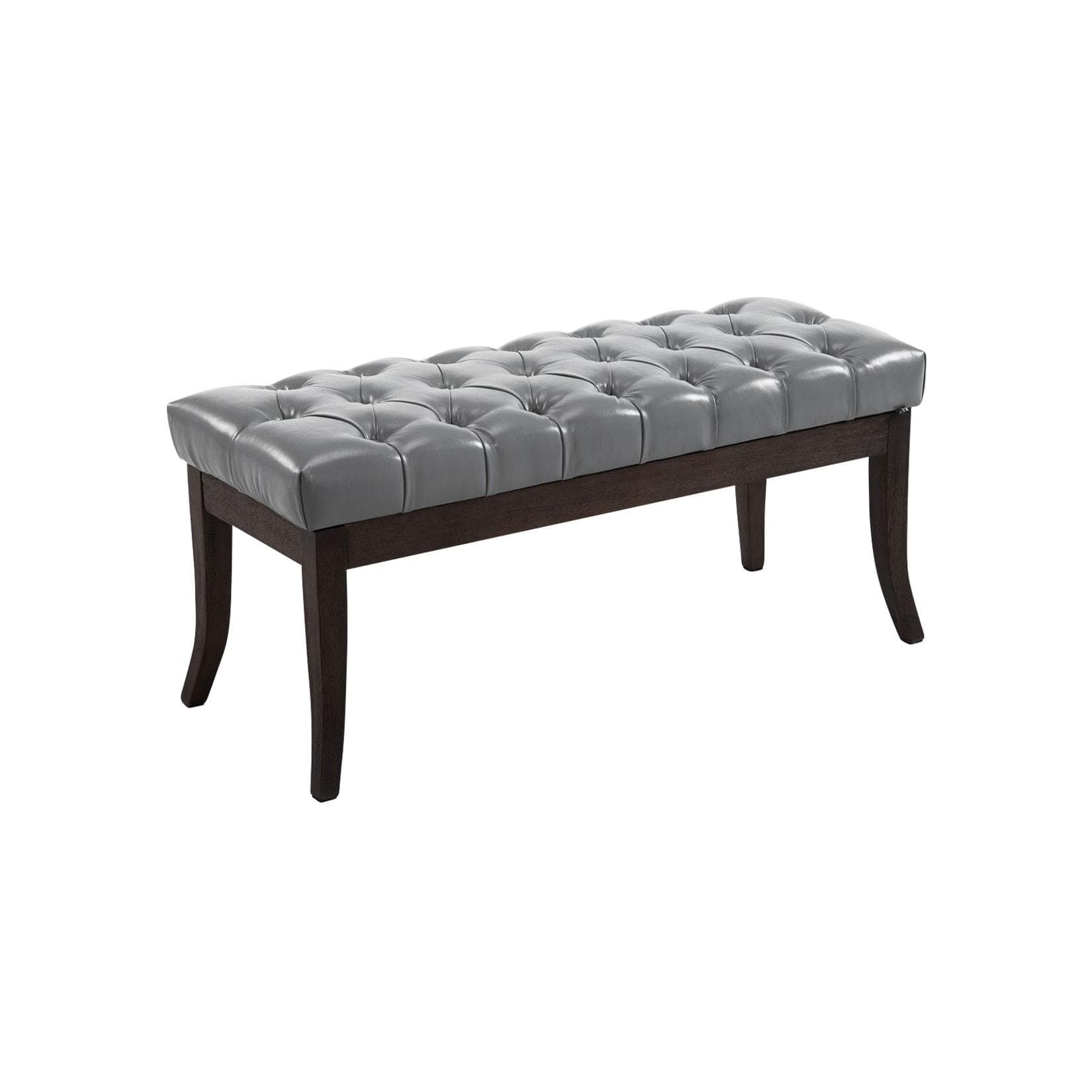 CLP Sitzbank Ramses Kunstleder Holzbank 46 cm Sitzhöhe