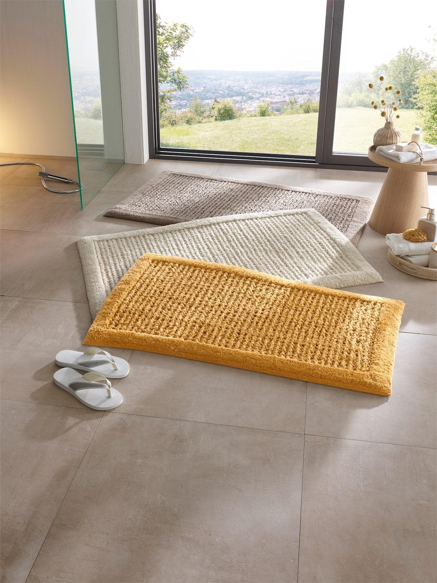 Badematte HEINE HOME Senfgelb