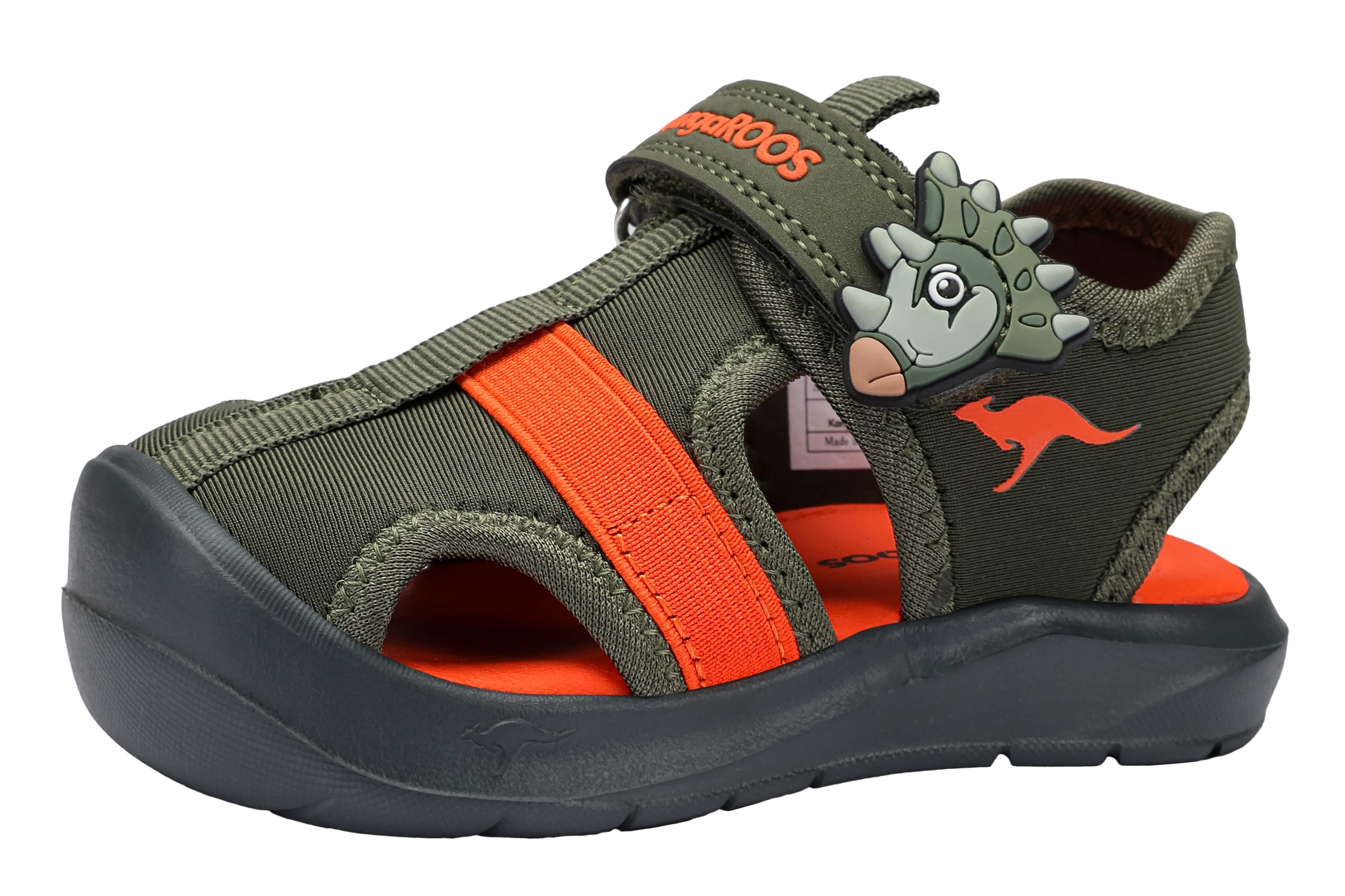 KangaROOS K-TOE ELLIS Sandale Mädchen Grün Klettverschluss