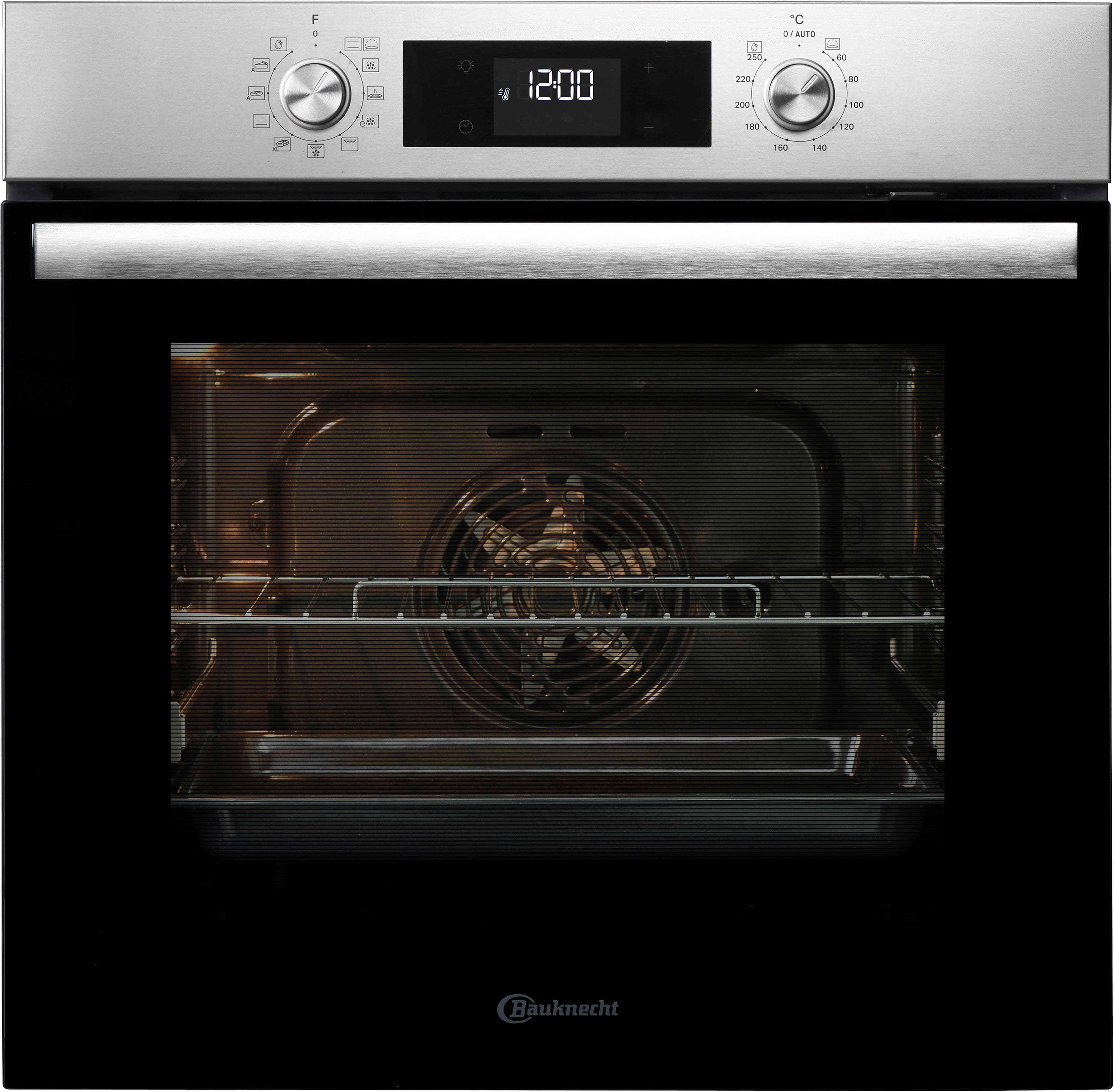 BAUKNECHT Einbaubackofen BBA285HU1K Maxi Cooking