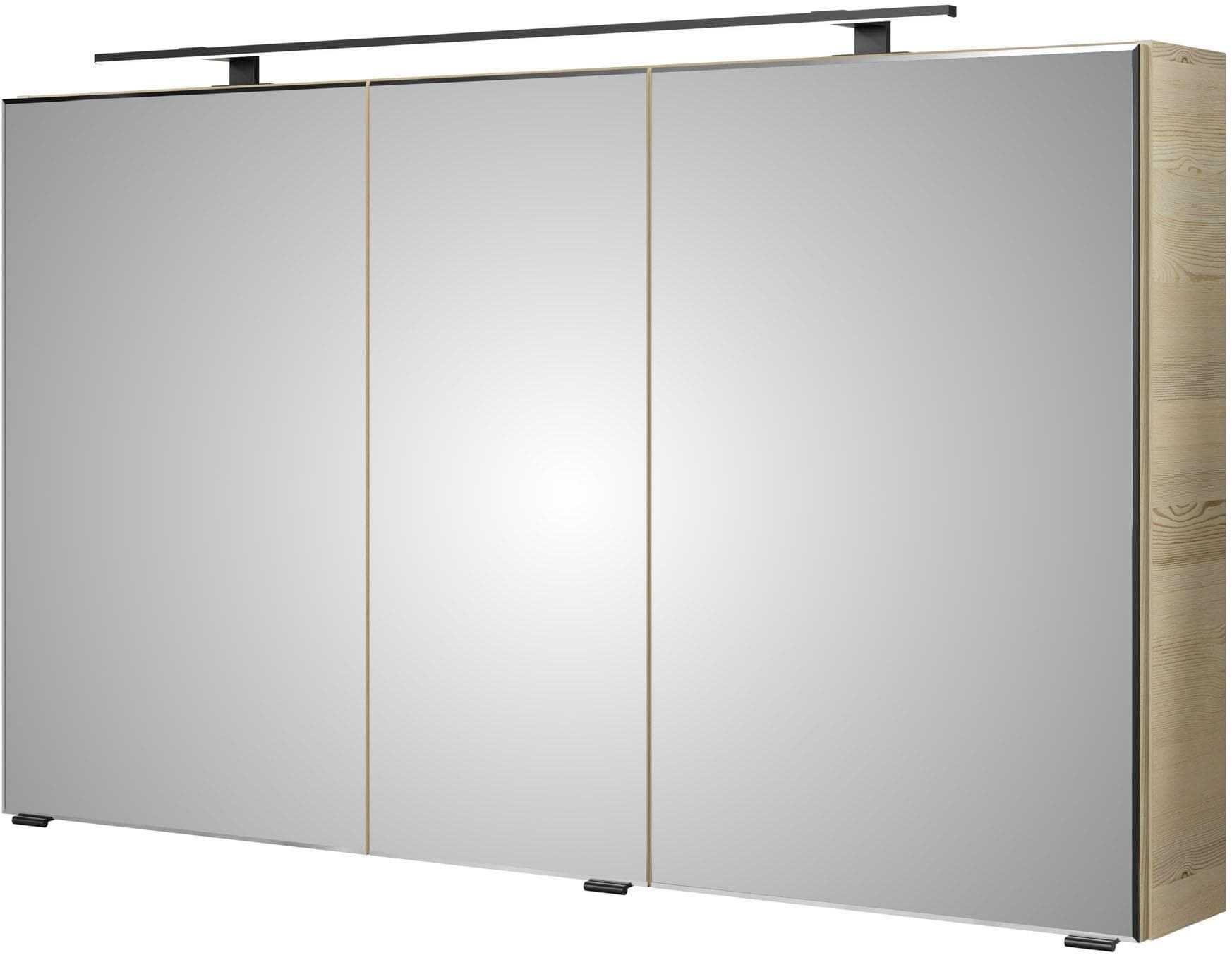 Baur Spiegelschrank SAPHIR 3-Türig mit LED & 6 Böden