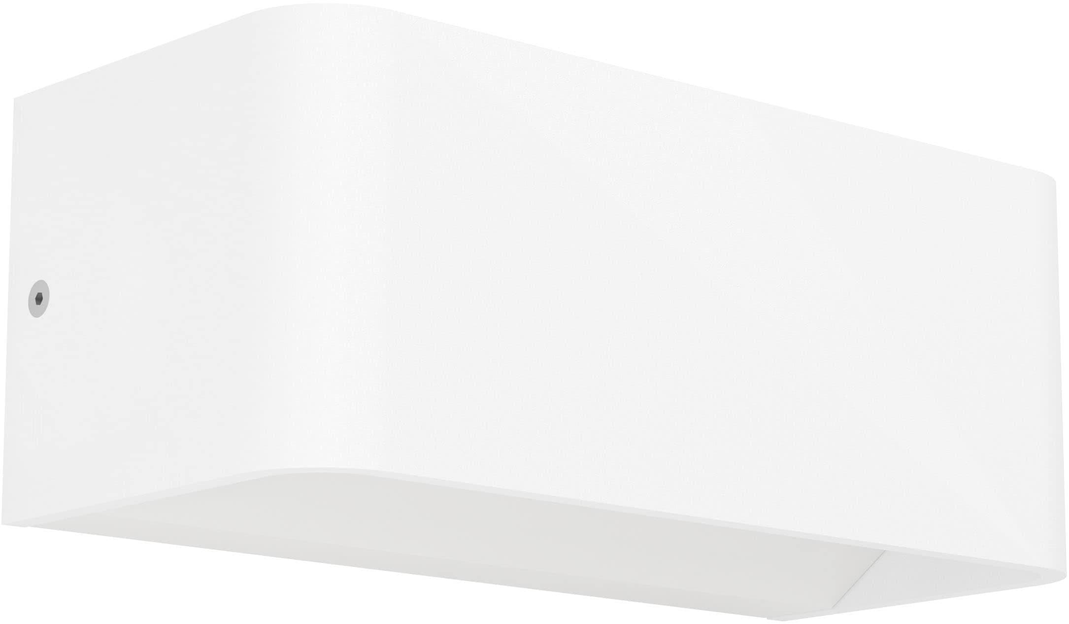 EGLO Wandleuchte SANIA-Z Wandlampe Alu, Stahl, LED, 1X10W, IP55, Bluetooth, CCT, RGB, Außenbeleuchtung, Außenwandleuchte, Terrasse