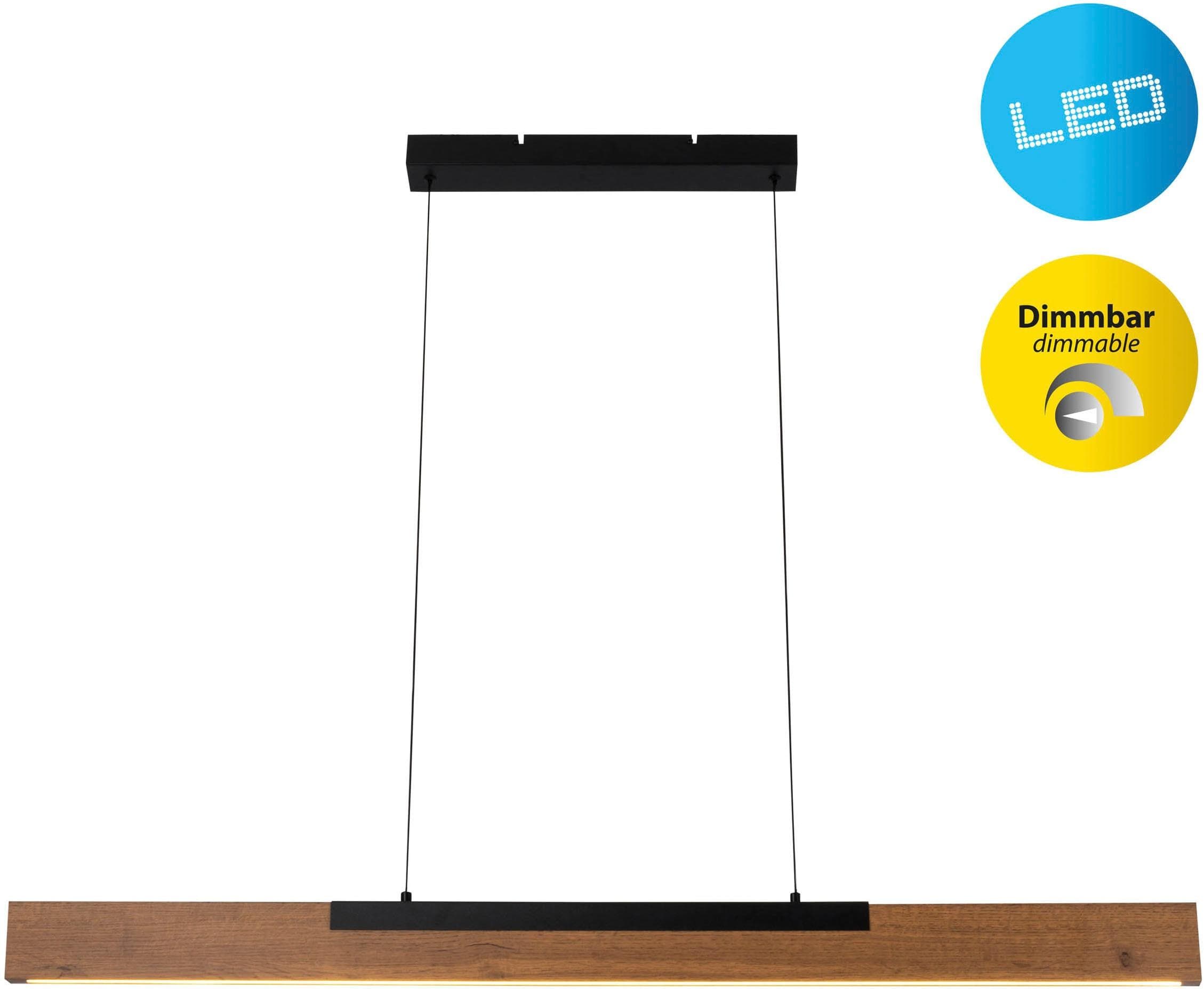 NÄVE LED Pendelleuchte Wilma Braun Retro Design