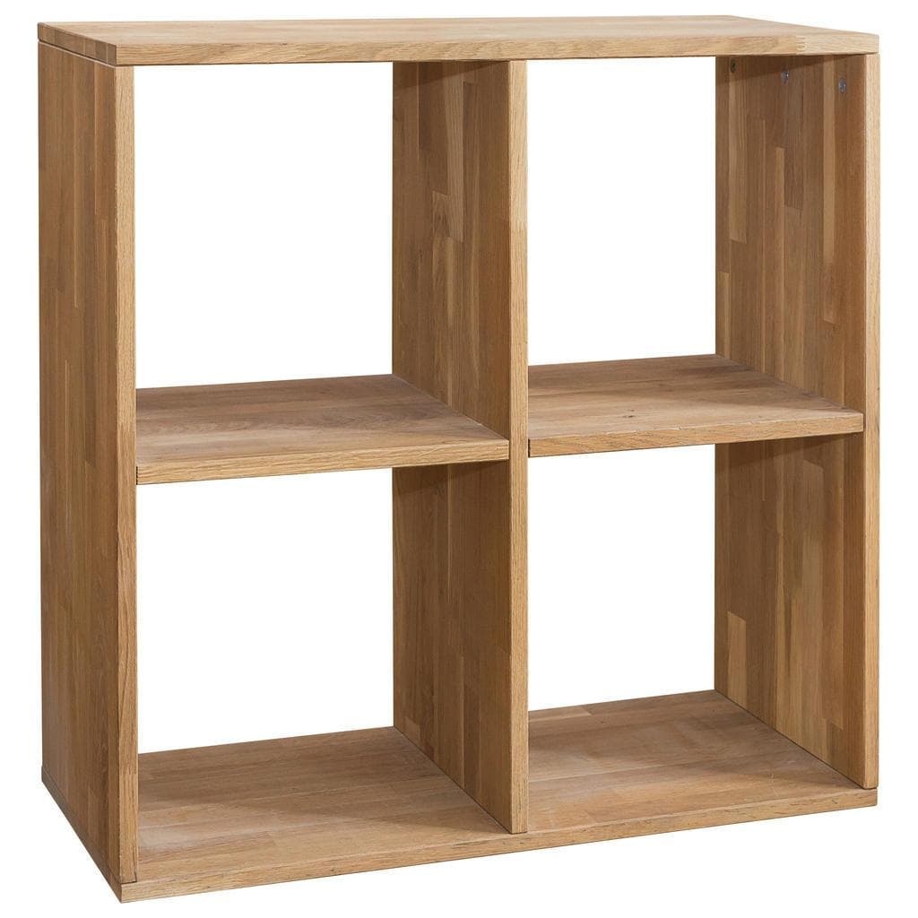 Livetastic Regal Wildeiche Massiv 4 Fächer