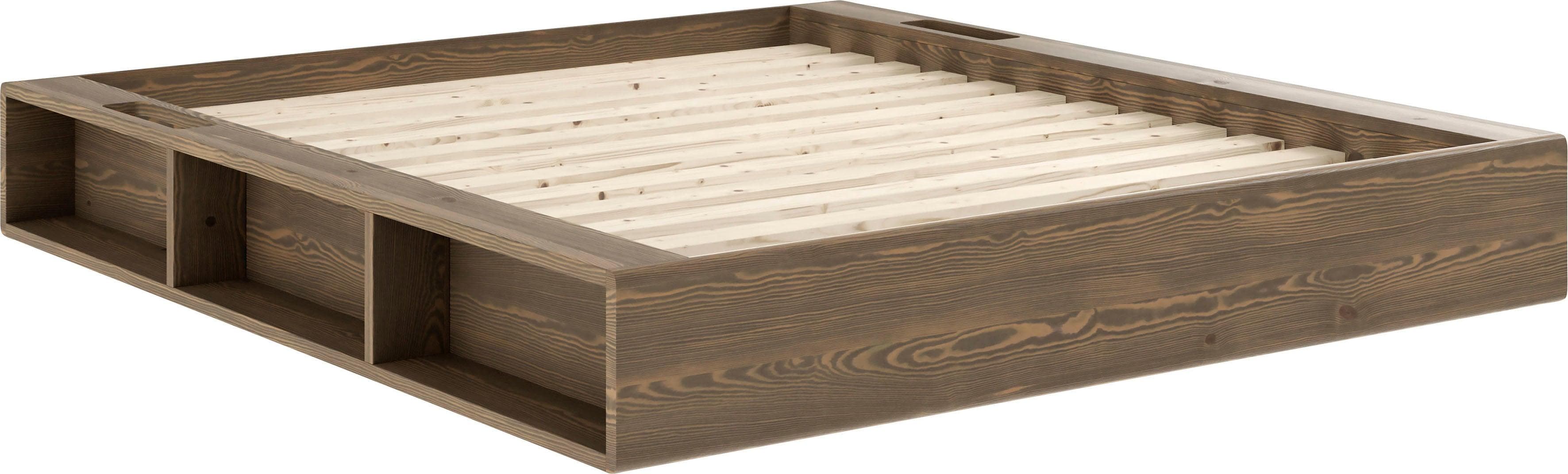 Karup Design Futonbett Ziggy Bed Massivholz Kiefer 6 Fächer