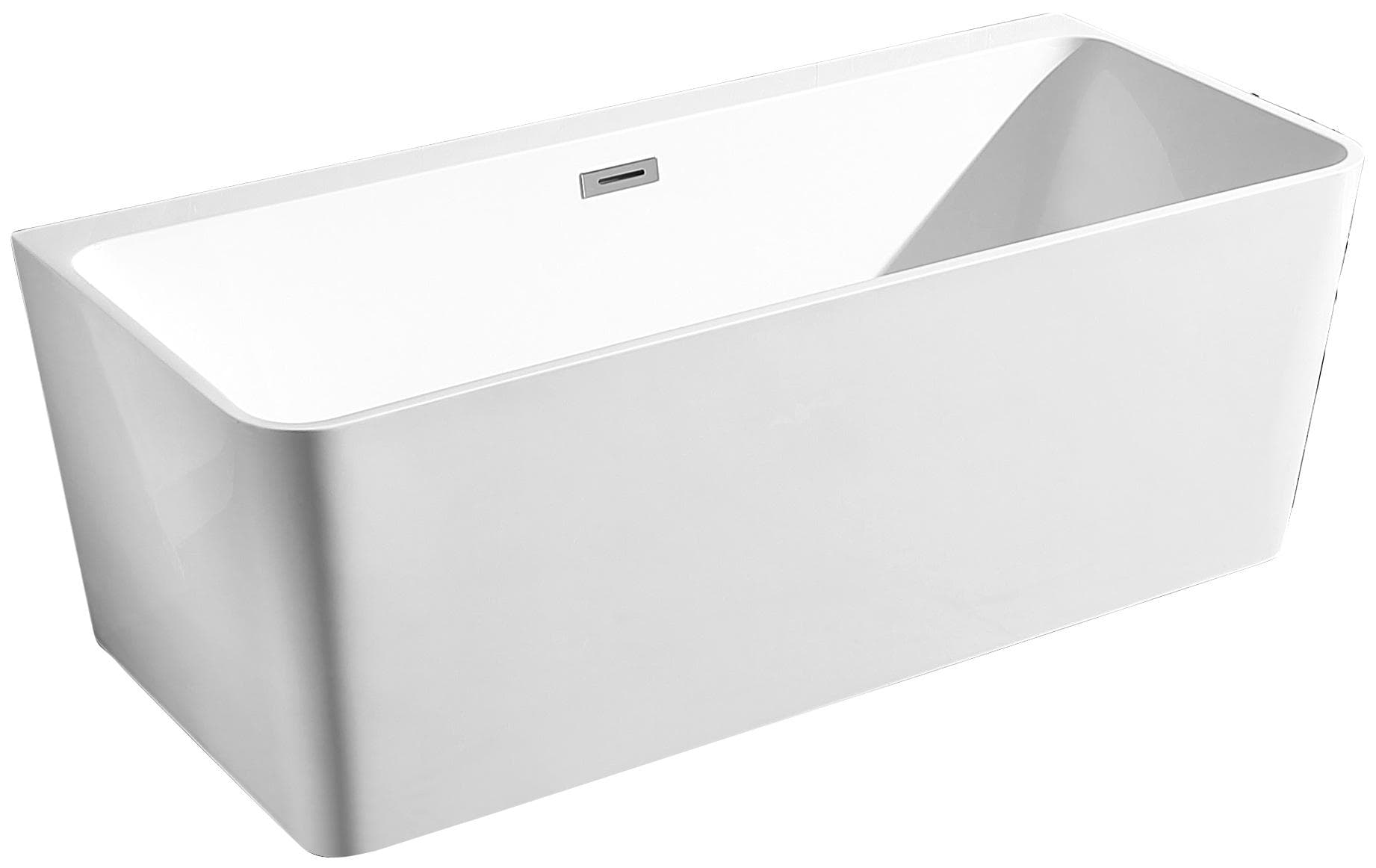 WELLTIME Badewanne Granada Weiß Freistehend Acryl