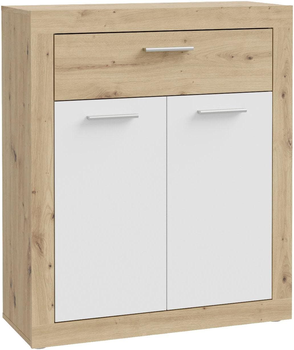 FORTE Schuhkommode Baccio Schuhschrank 12 Paar Rahmenoptik