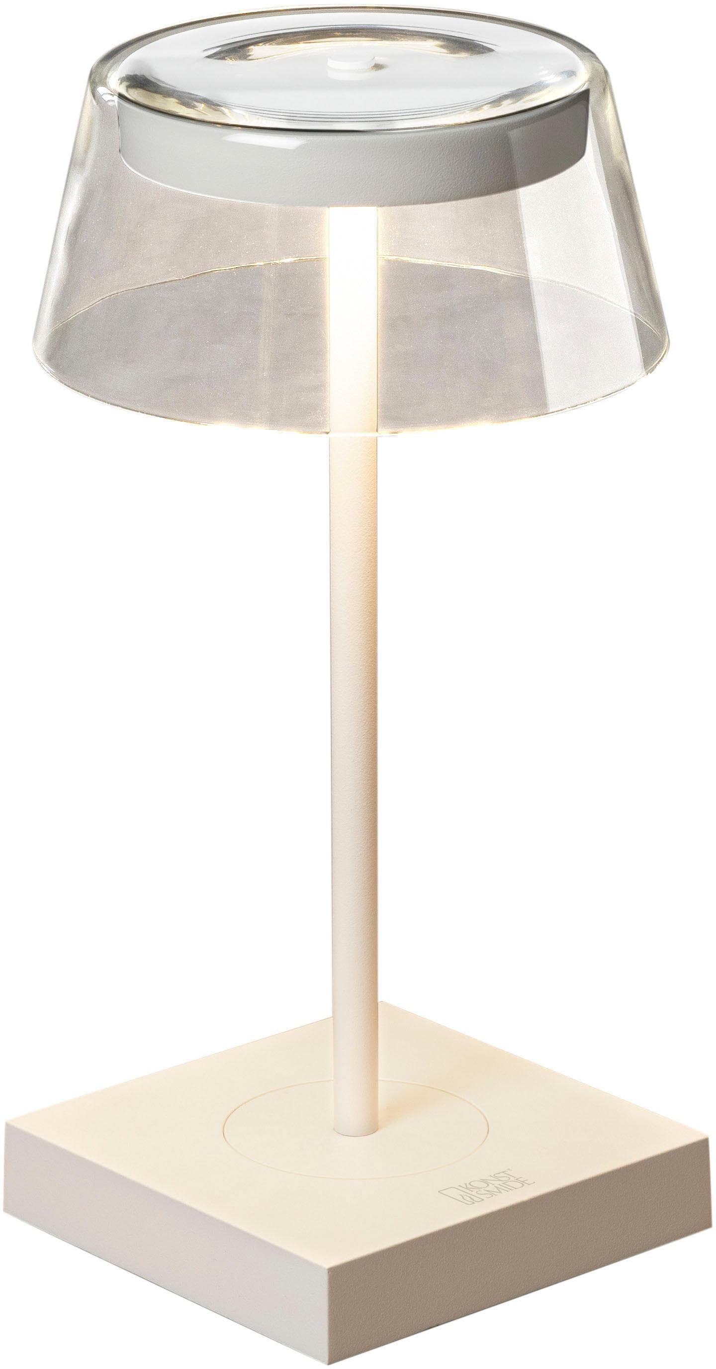 Konstsmide LED-Tischlampe Scilla USB Weiß