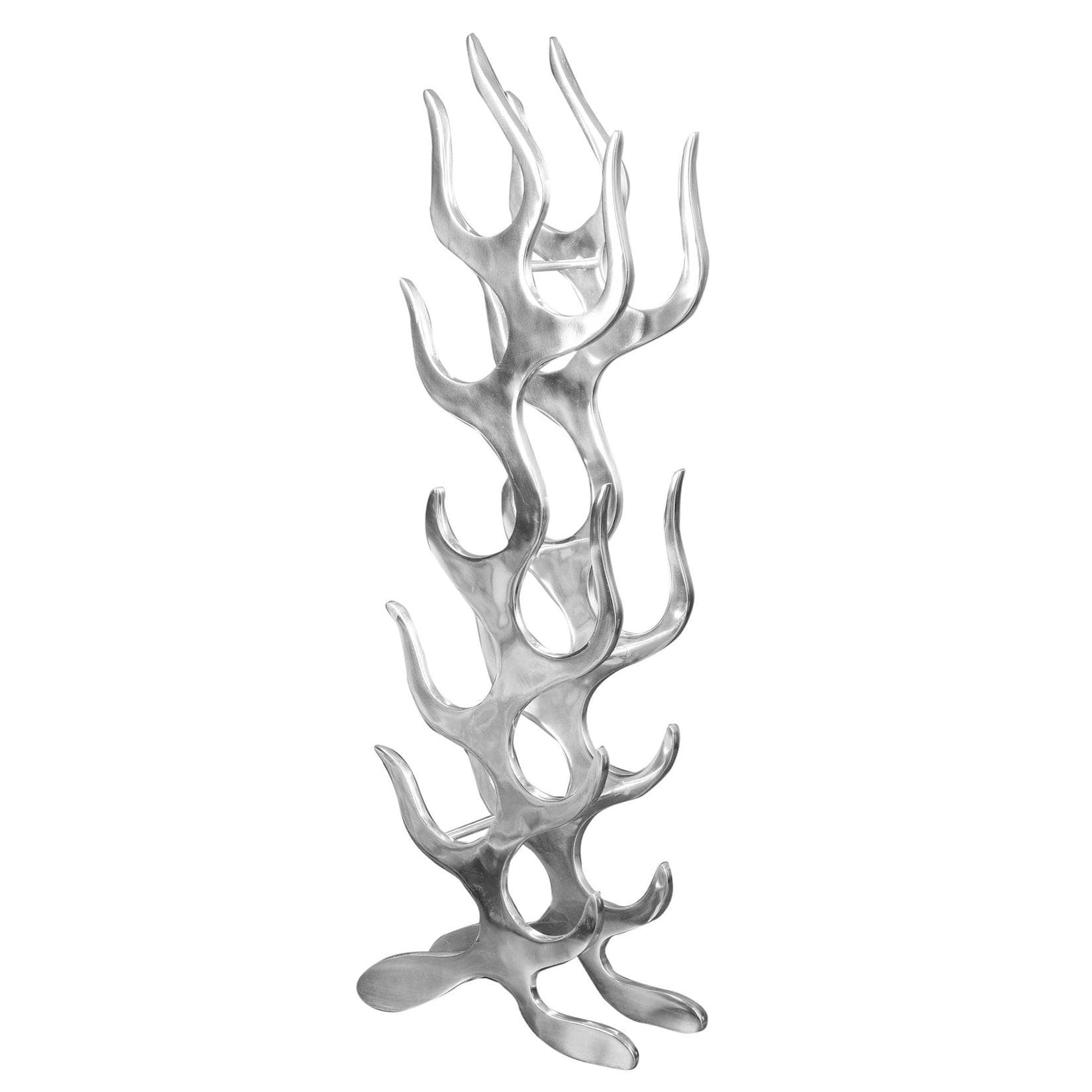 riess-ambiente Weinregal FLAME 93cm silber Aluminium