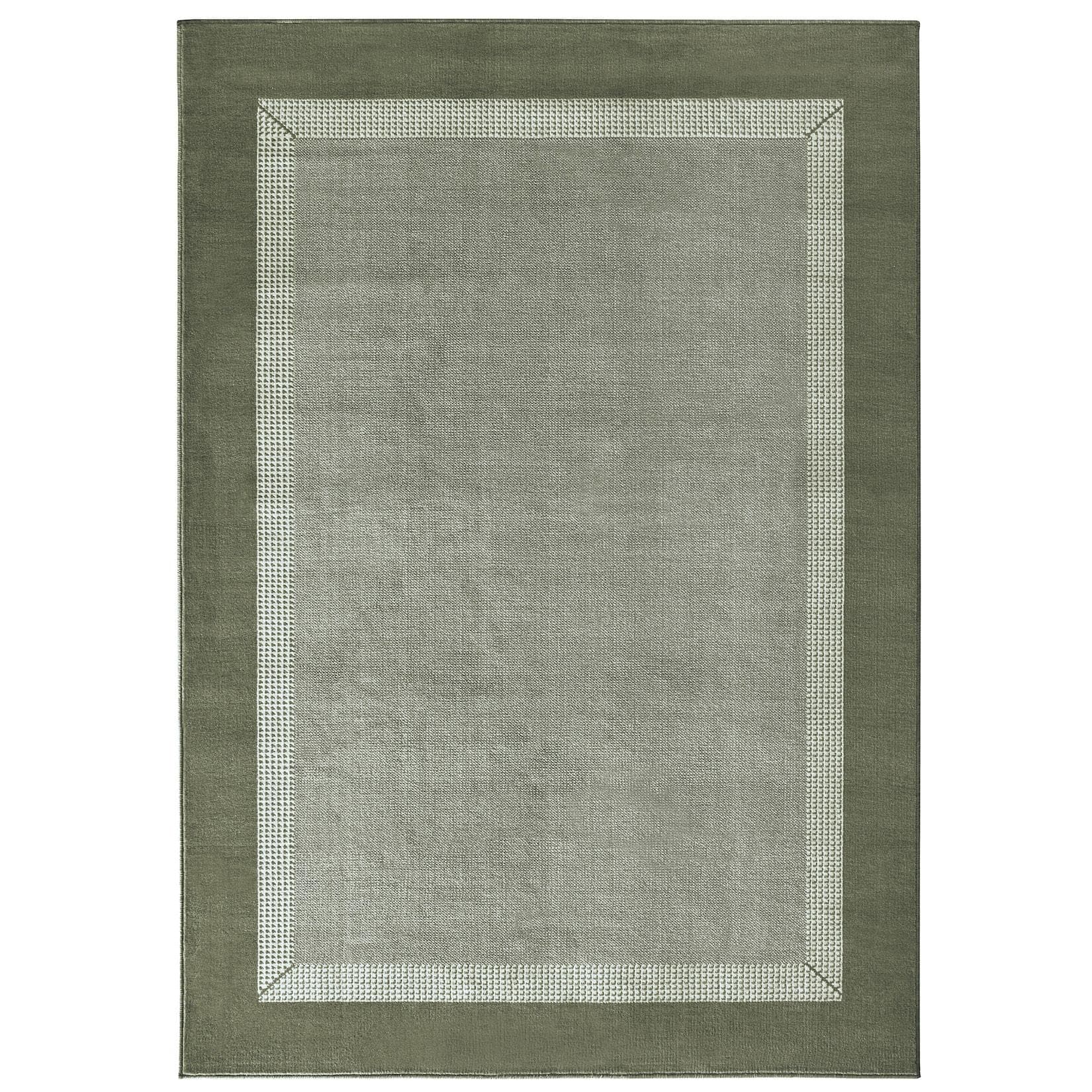 NYVI Teppich Basic Grün Strapazierfähig
