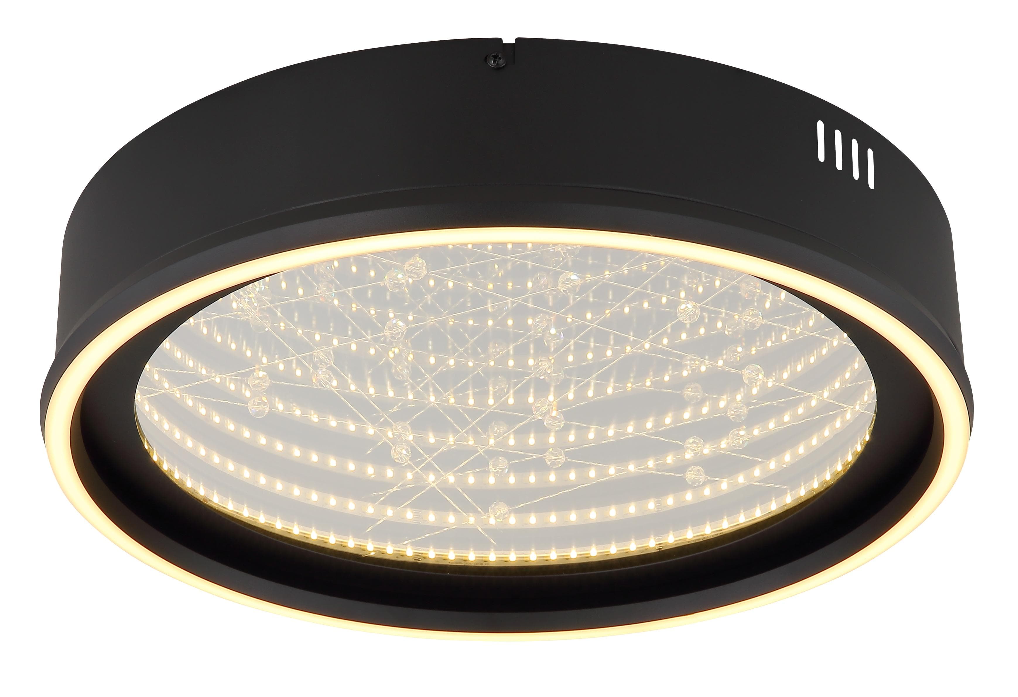 Deckenleuchte MIRRORA Schwarz Metall GLOBO Lighting
