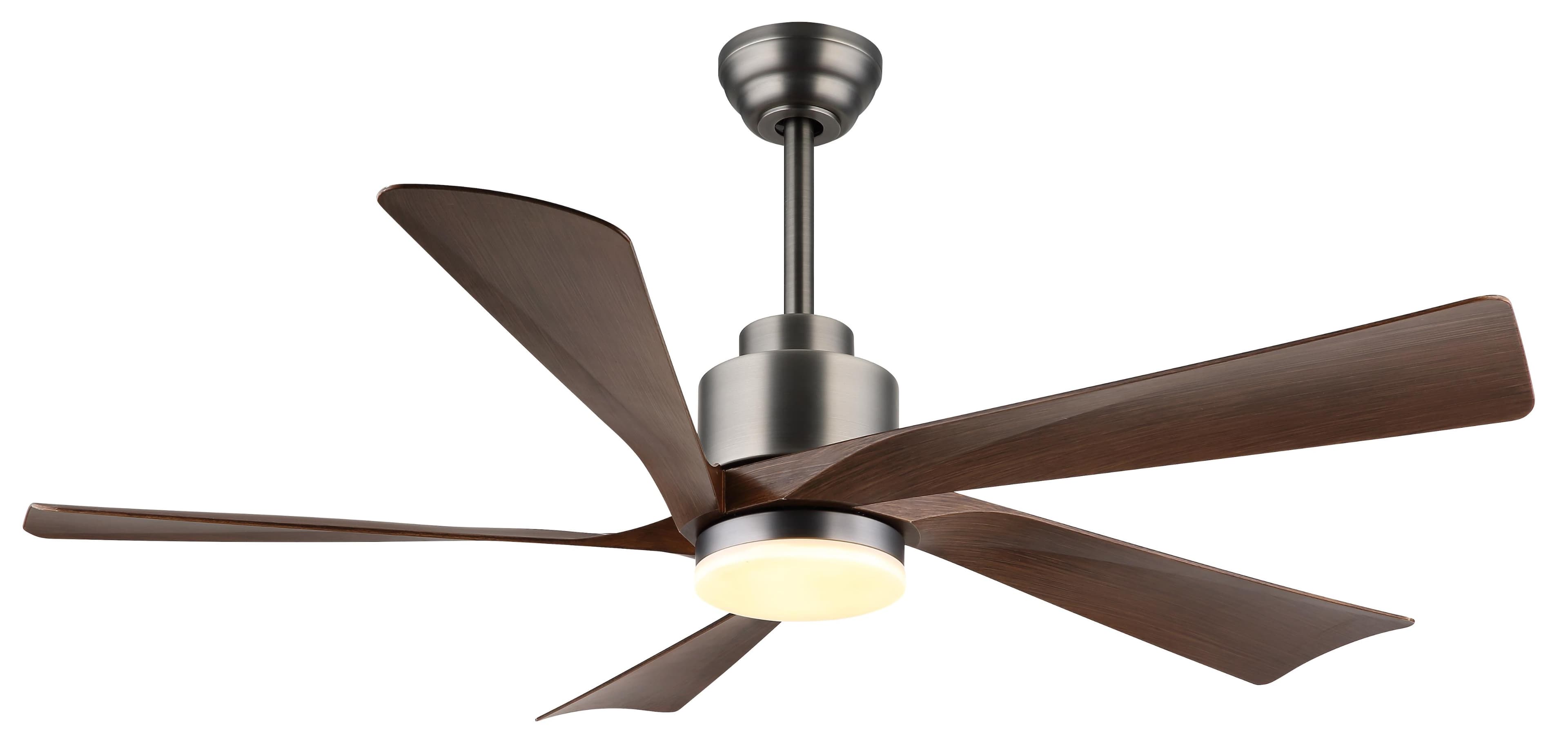 Deckenventilator MODESTO Dunkelgrau Metall Kunststoff