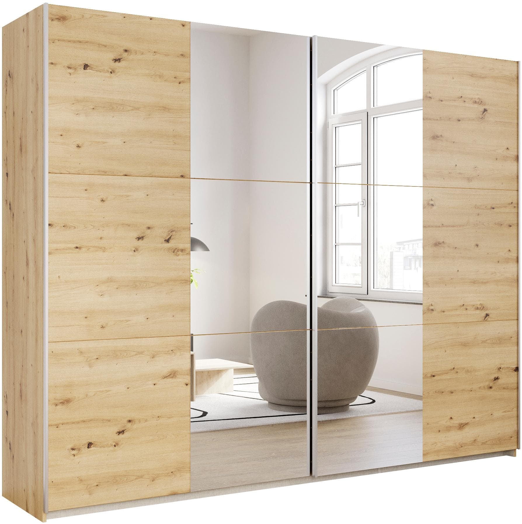 Kleiderschrank RAUCH Kronach Eiche Artisan