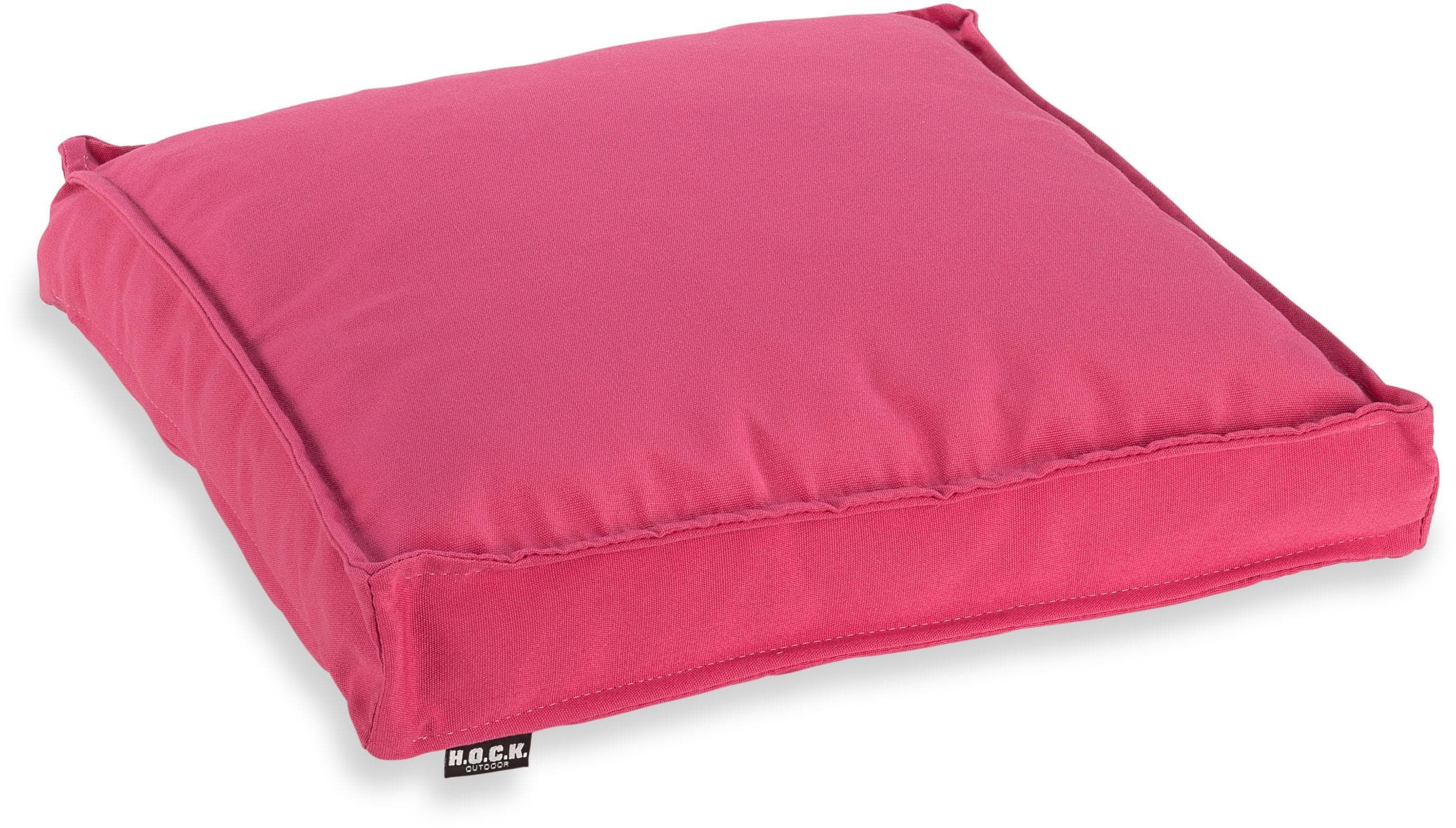 H.O.C.K. Stuhlkissen Classic Uni Outdoor Rosa 50x50 cm