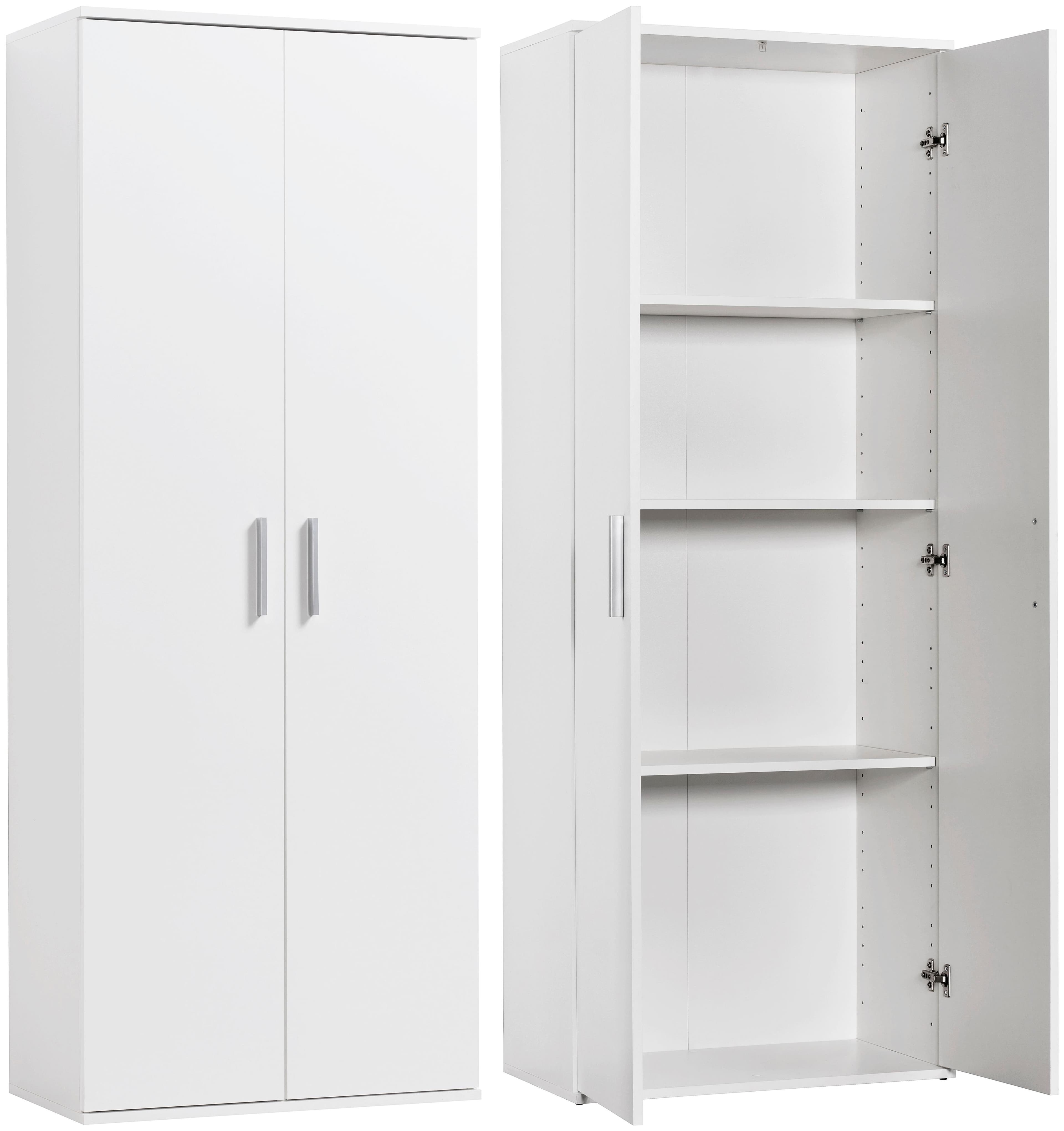 PROCONTOUR Mehrzweckschrank Clara Weiß 2 Türen