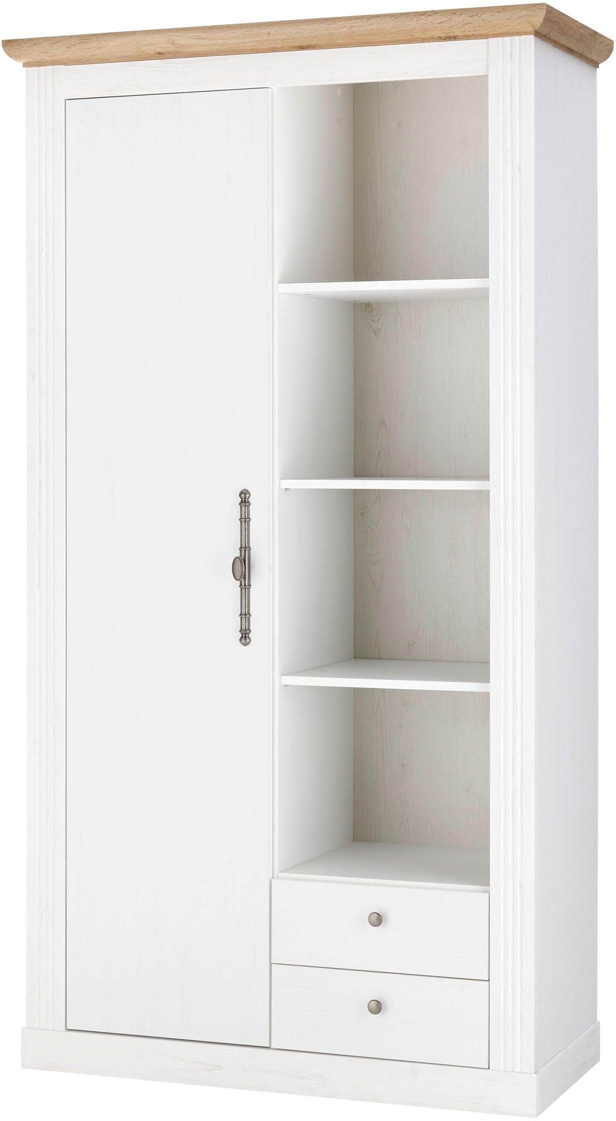 OTTO HOME Garderobenschrank WESTMINSTER Landhausstil Weiß/Braun