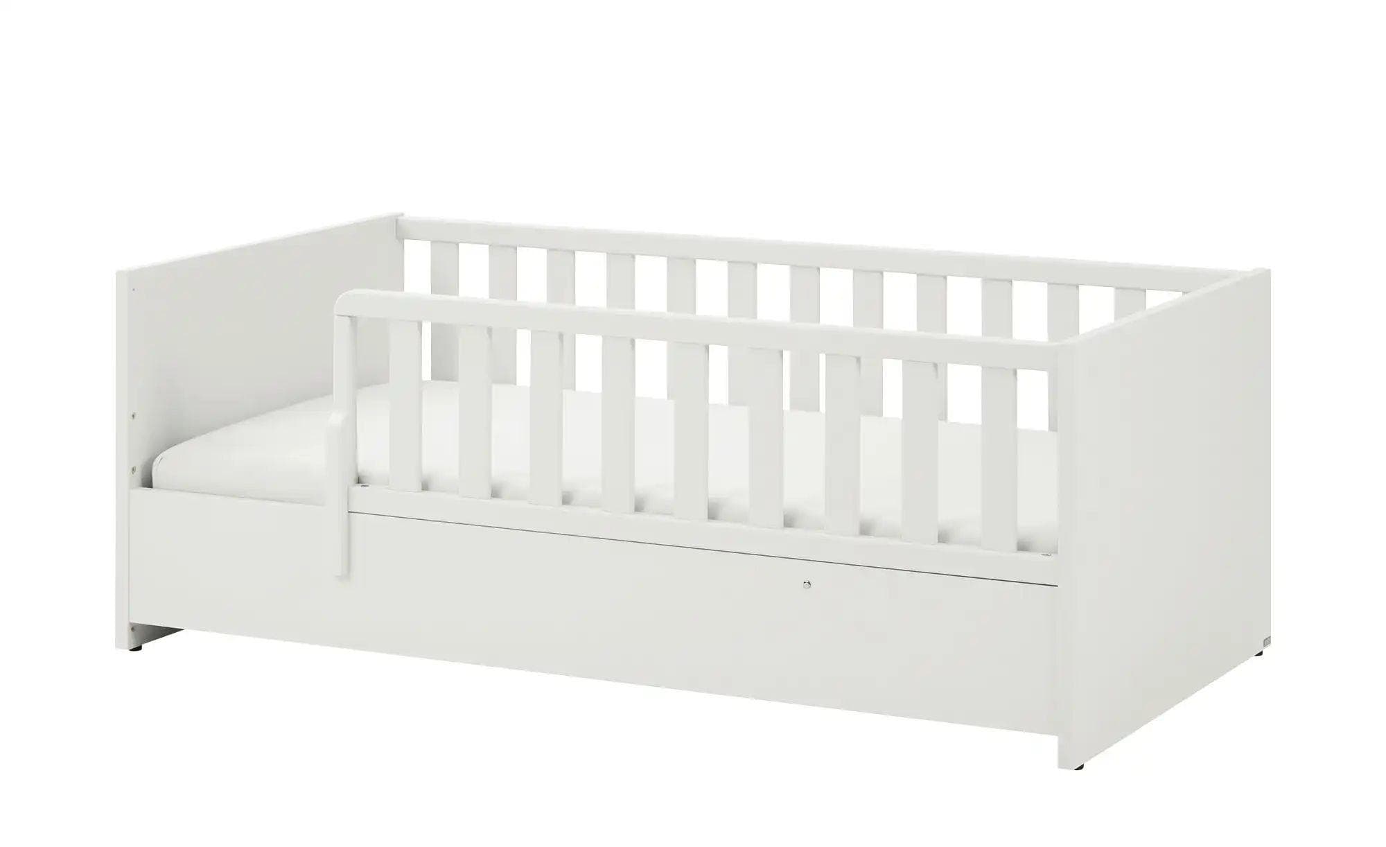 PAIDI Babybett LITTLE SNU Weiß Umbaubares Gitterbett