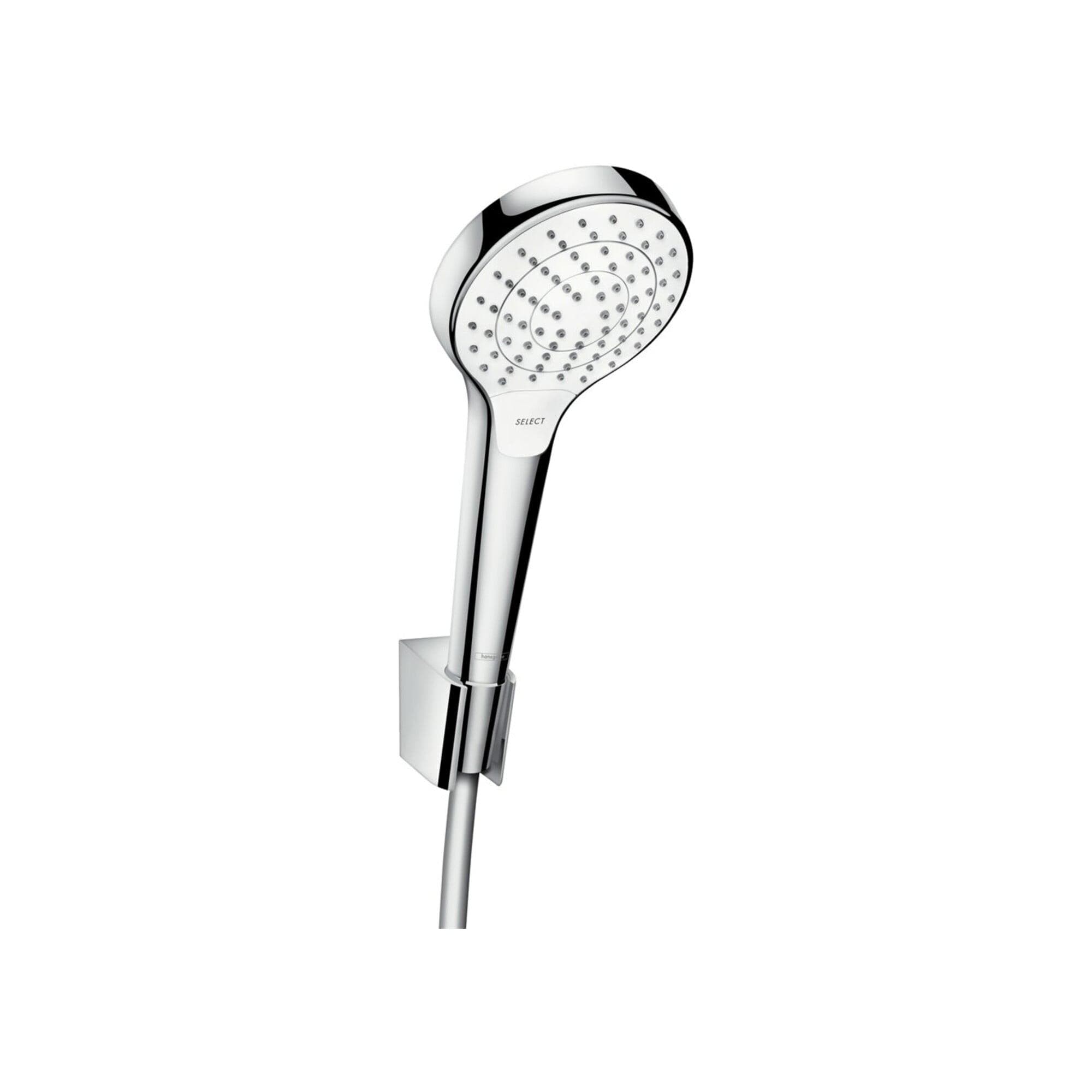 hansgrohe Croma Select S Vario Wannenset 26421400 Weiss-Chrom 125 cm Schlauch Isiflex