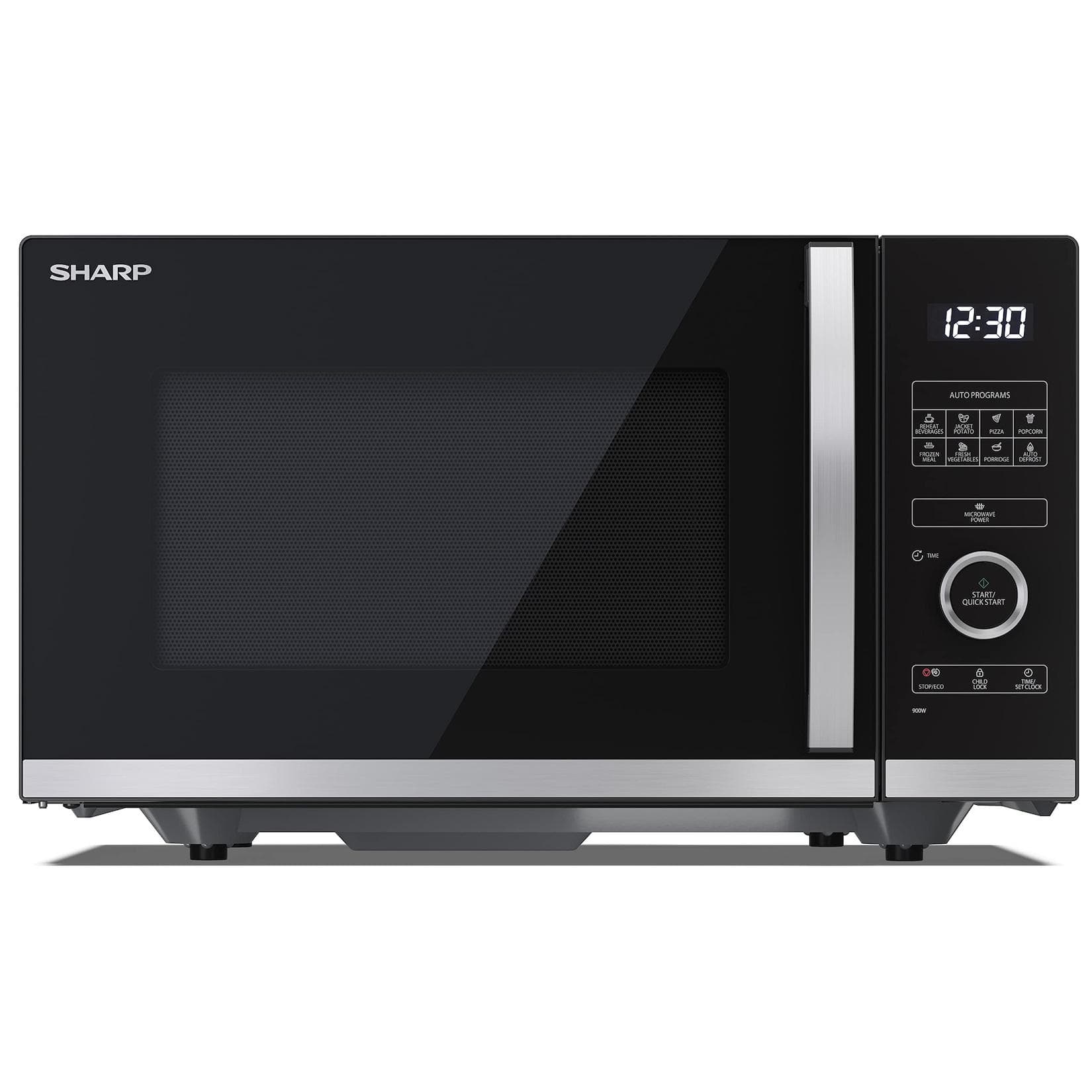 SHARP Mikrowelle YC-QS254AE-B 25 L 900 W Schwarz