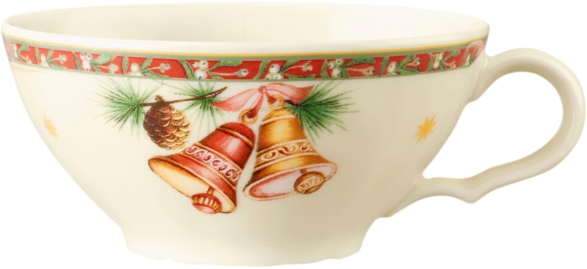 Seltmann Weiden Tasse Marieluise Weihnachtsnostalgie Porzellan Bunt